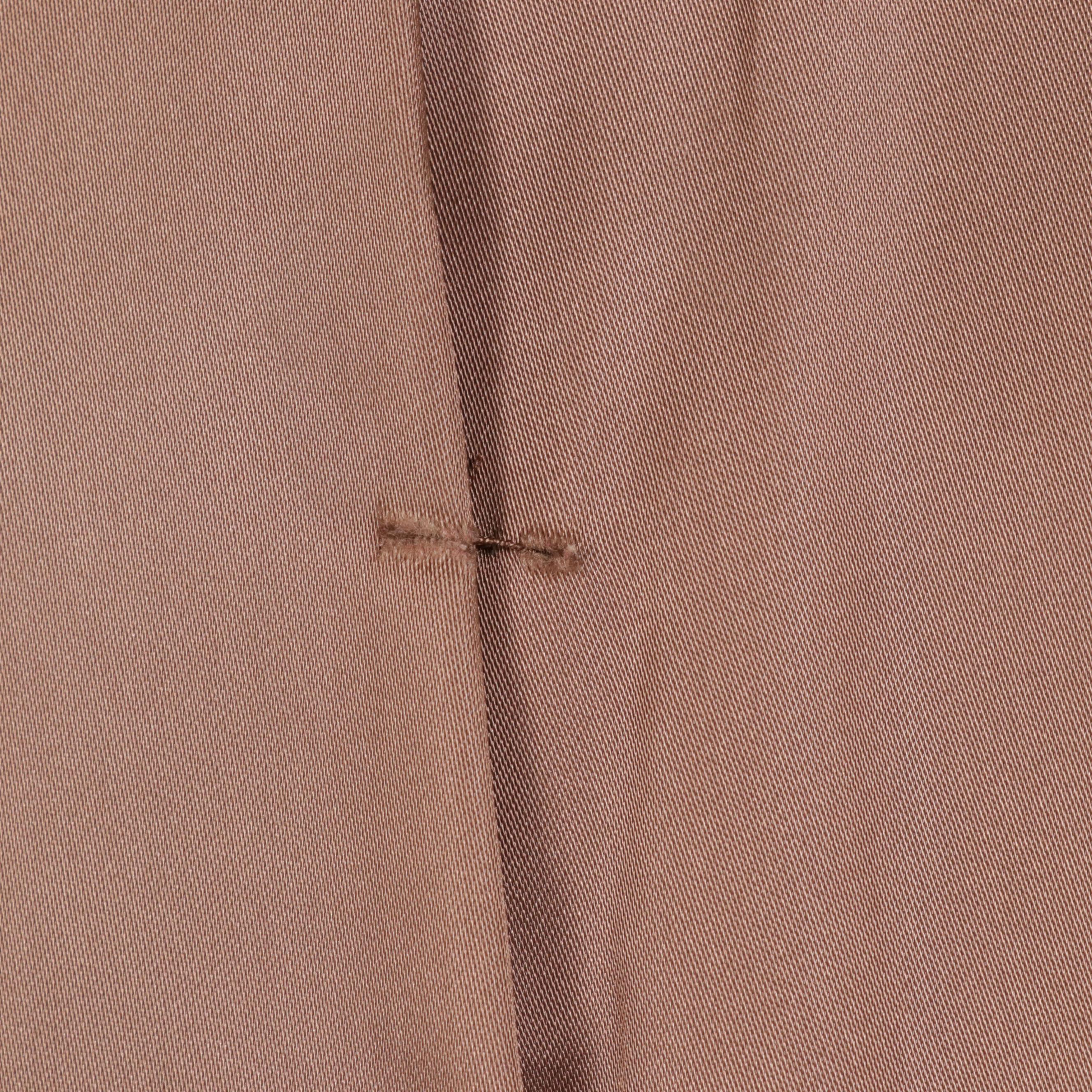 Chestnut Mink Fur Jacket with Banded Cuffs