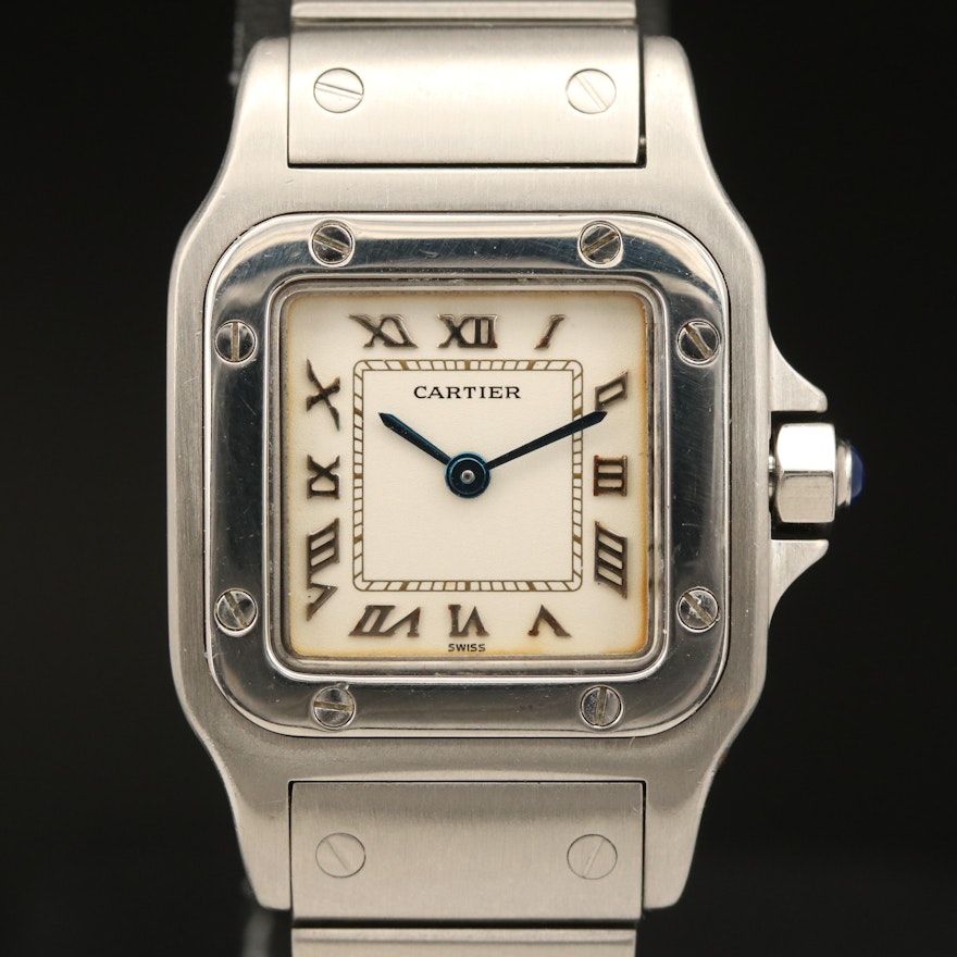 Cartier Santos Galbee Quartz Wristwatch