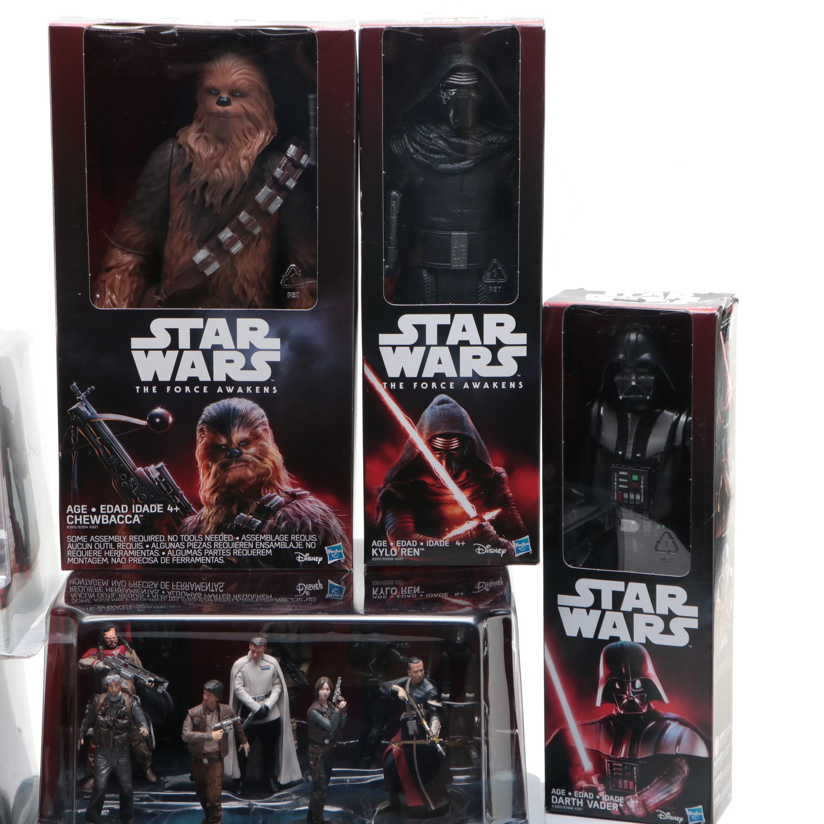 "Star Wars: The Mandalorian" Grogu Doll with Other Star Wars Action Figures