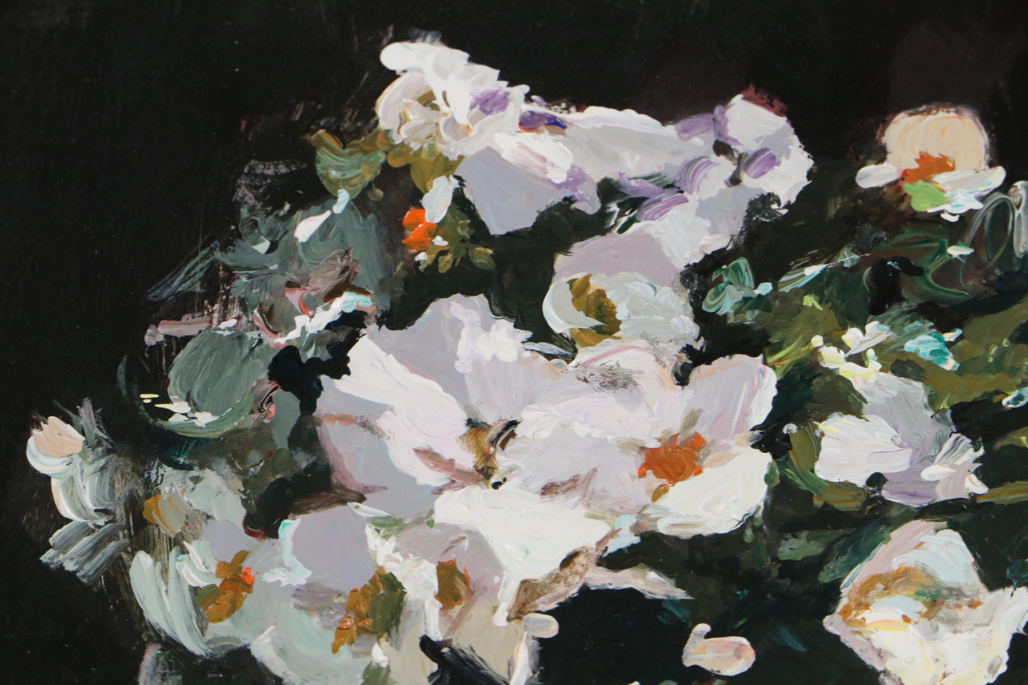 Adam Deda Oil Painting "Black and Gold," 2022