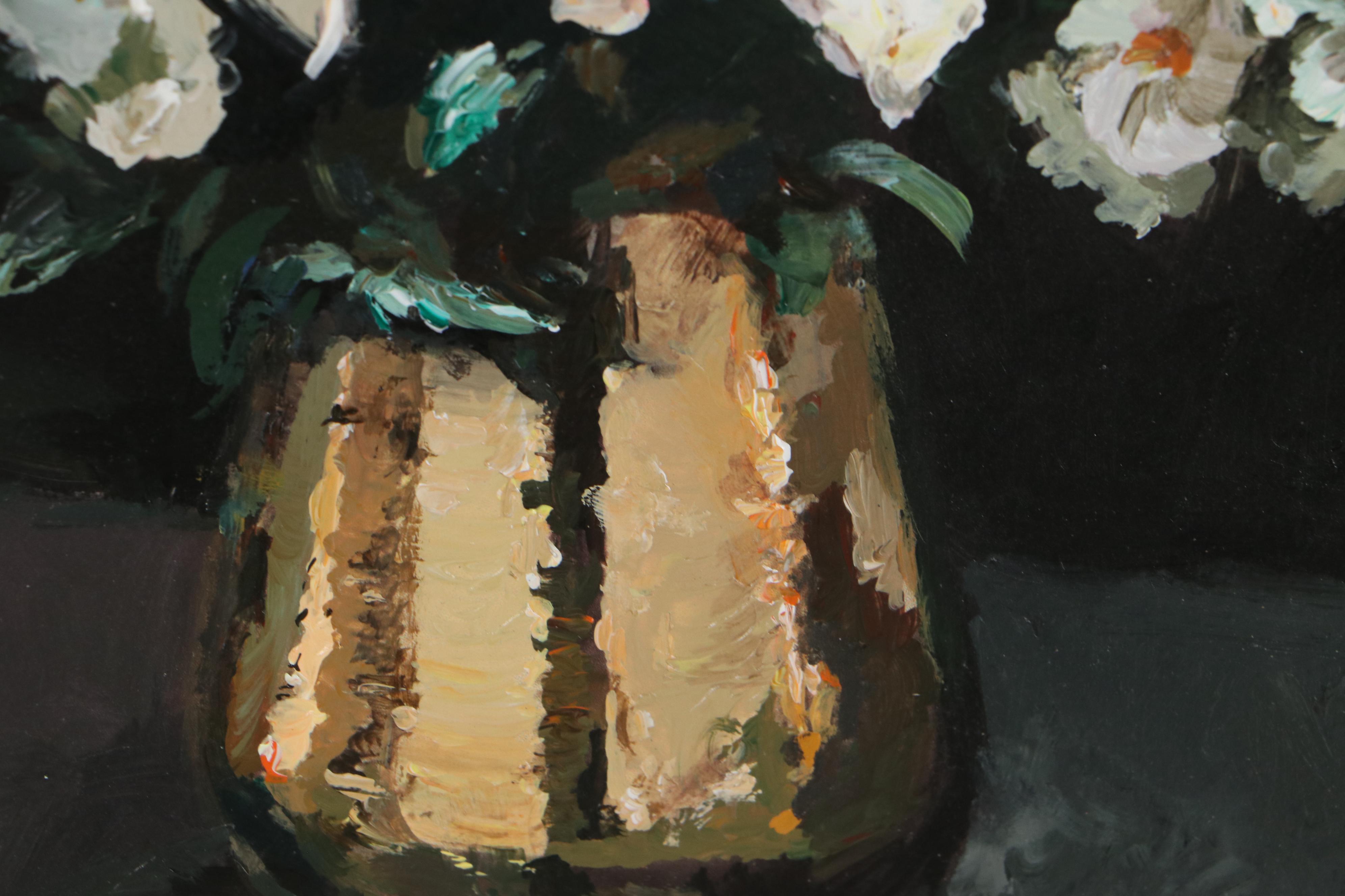 Adam Deda Oil Painting "Black and Gold," 2022