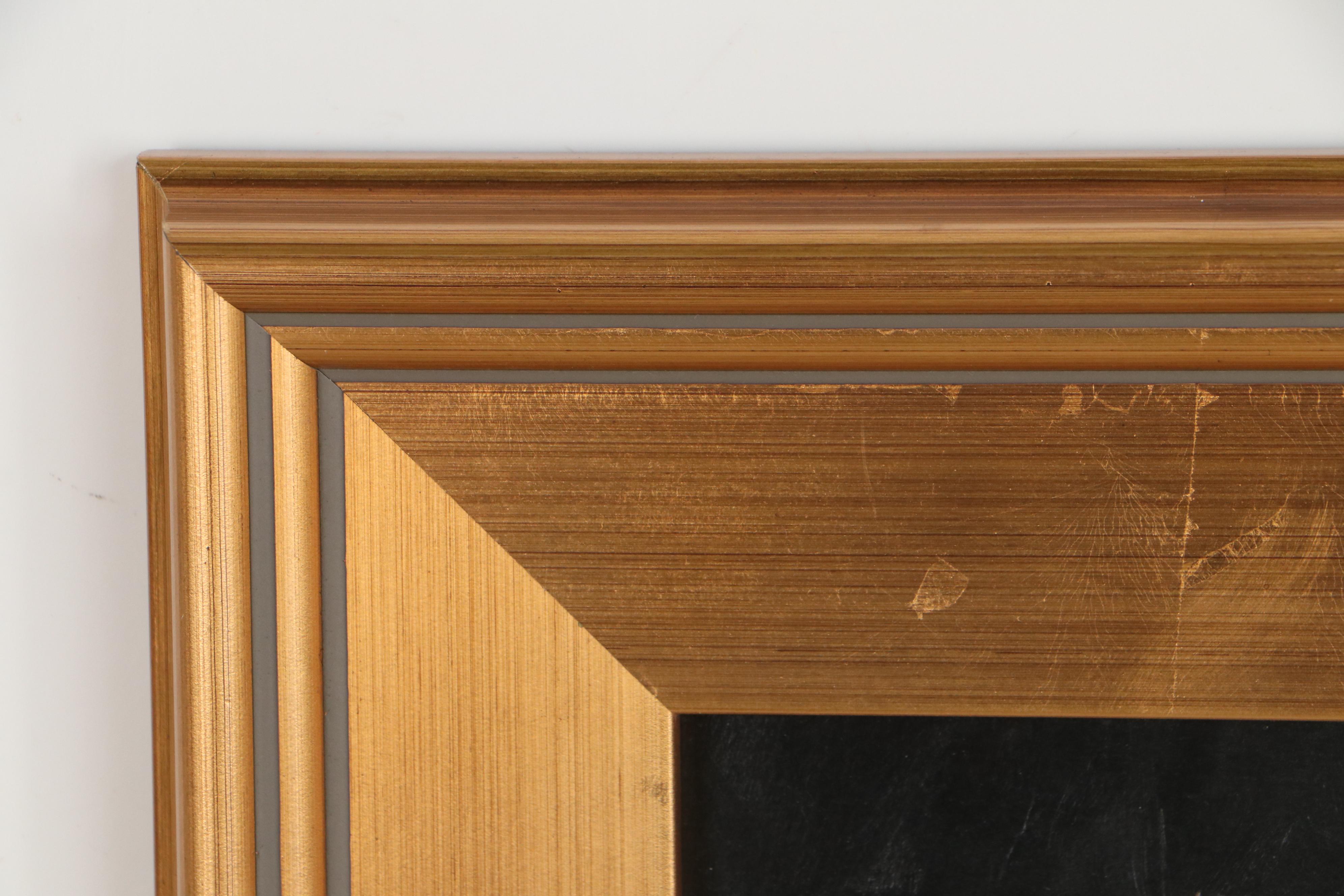 Adam Deda Oil Painting "Black and Gold," 2022