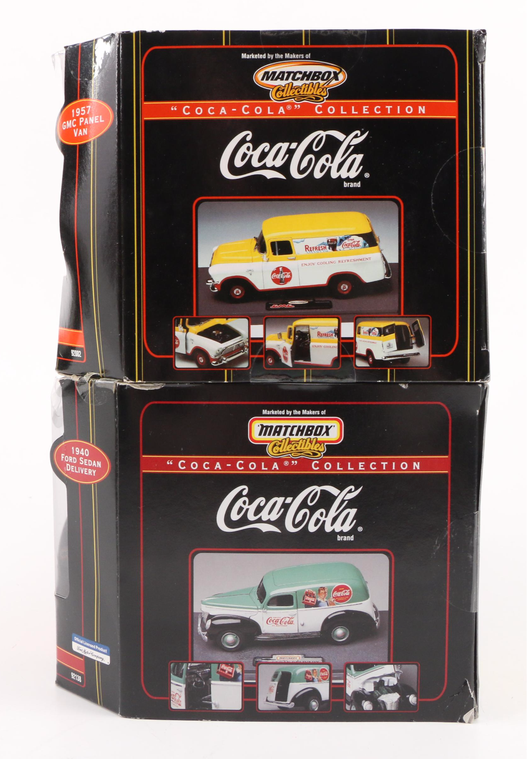 Matchbox and Johnny Lightning 1:18 Scale Diecast Coca-Cola Cars