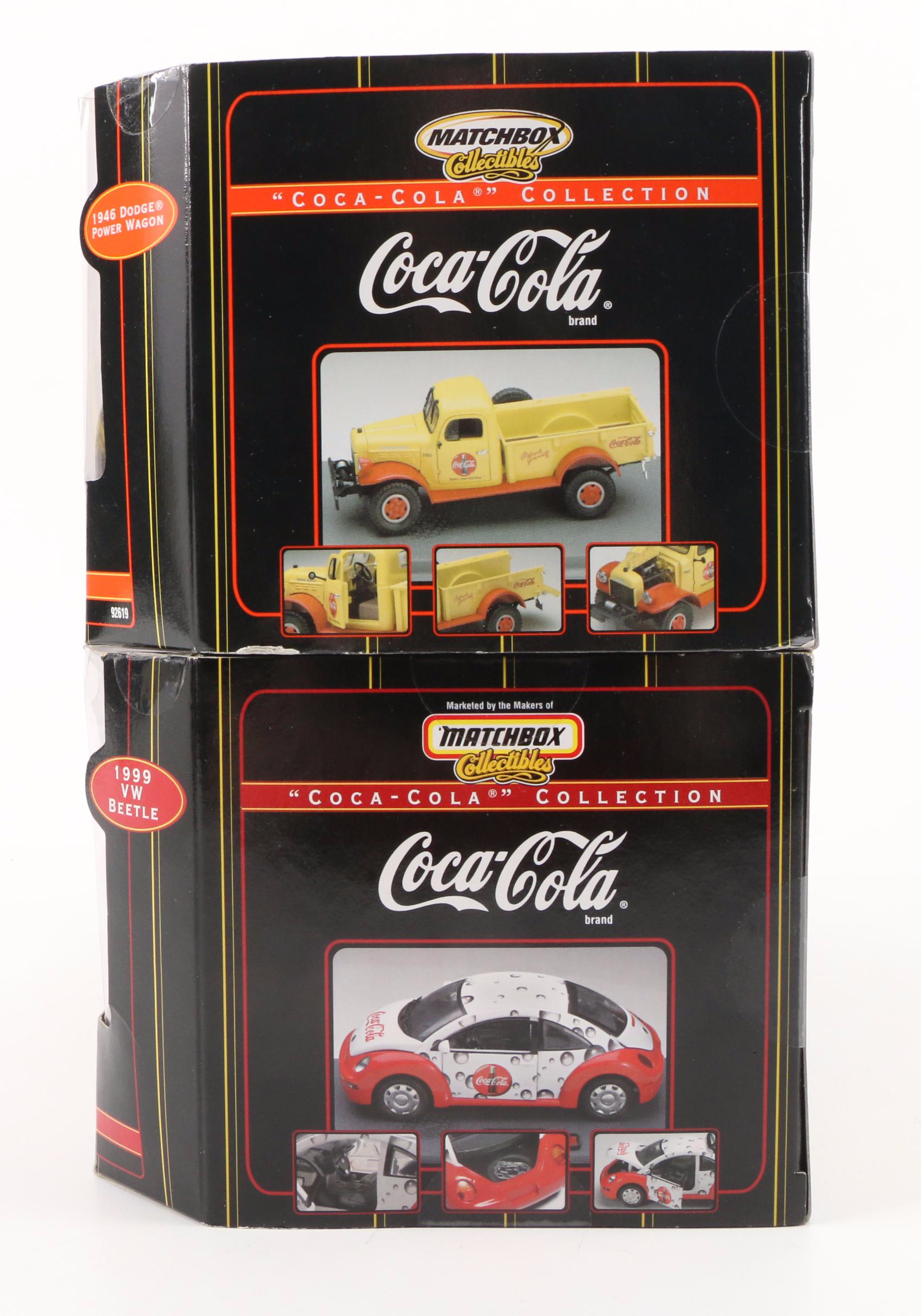 Matchbox and Johnny Lightning 1:18 Scale Diecast Coca-Cola Cars