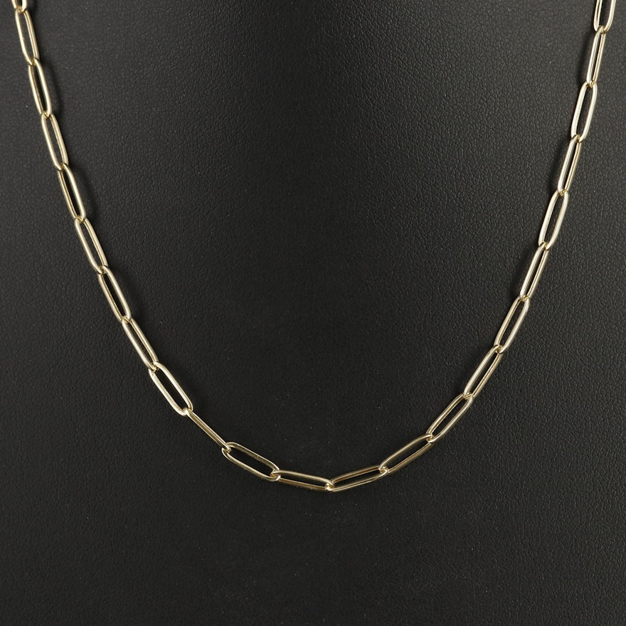 14K Oval Link Chain