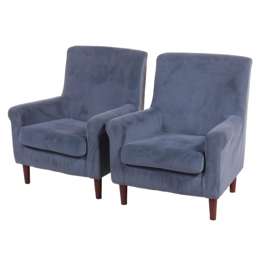 Pair of Contemporary Upholstered Armchairs