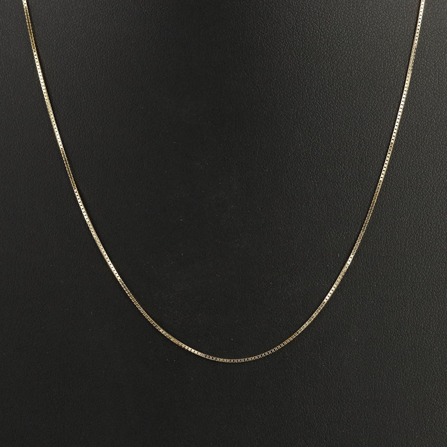 14K Box Chain