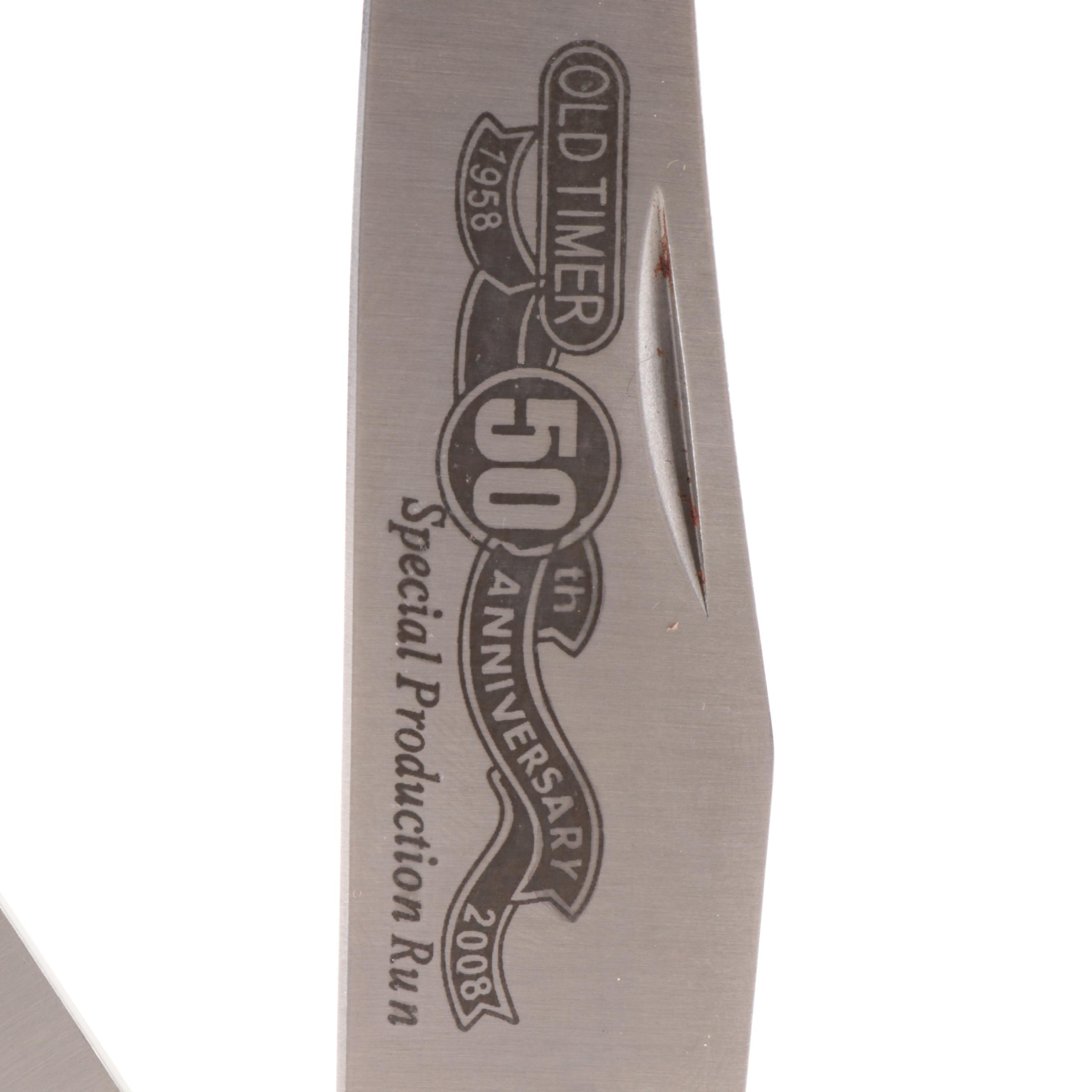 Schrade Taylor Brands "Old Timer" 50th Anniversary Large Folding Knife