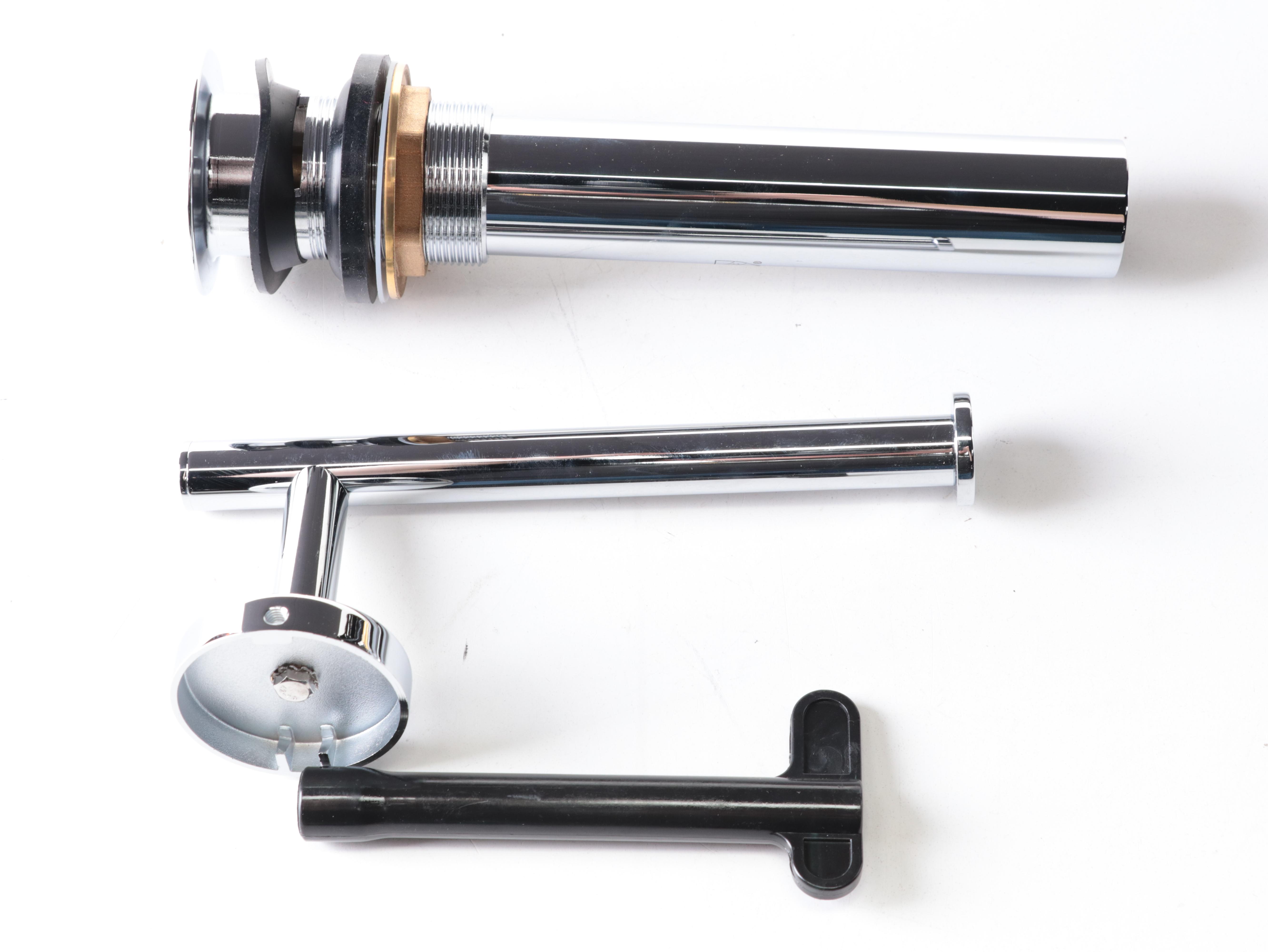 Widespread Lavatory Faucet, Wall Mount Faucet, Robe Hook, Pop Up Drain and More