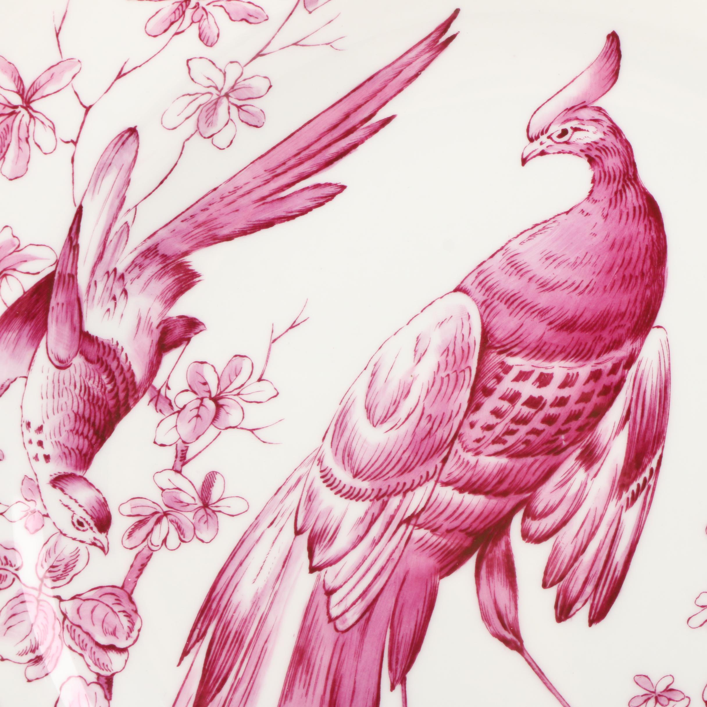 Royal Crown Derby "Chelsea Bird" Bone China Dinner Plates, 1939–1940