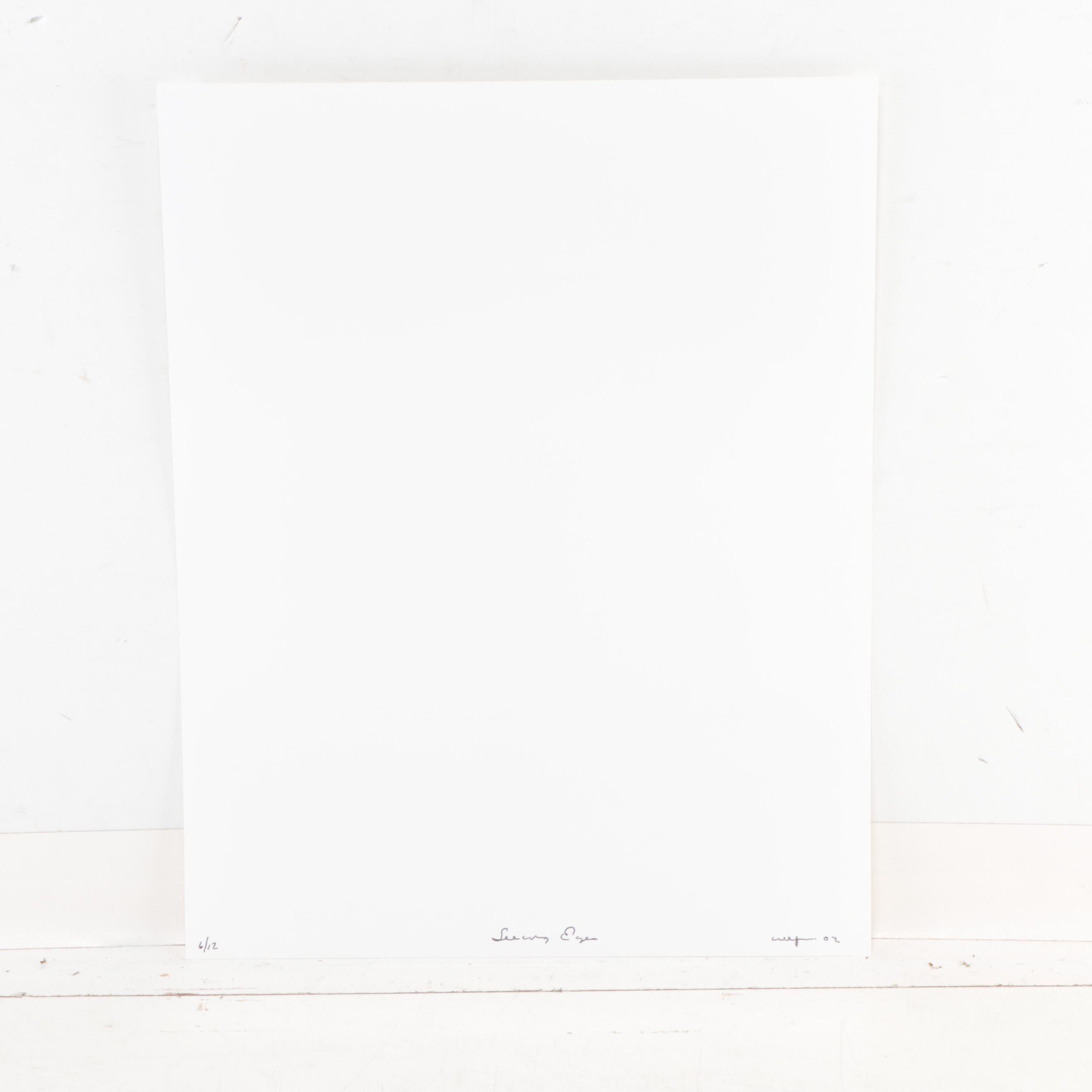 William Wegman Color Photograph "Seeing Eyes," 2002