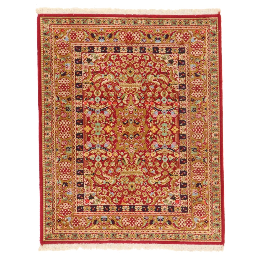 4'3 x 5'6 Machine Made Pahlevi "Isahan" Area Rug