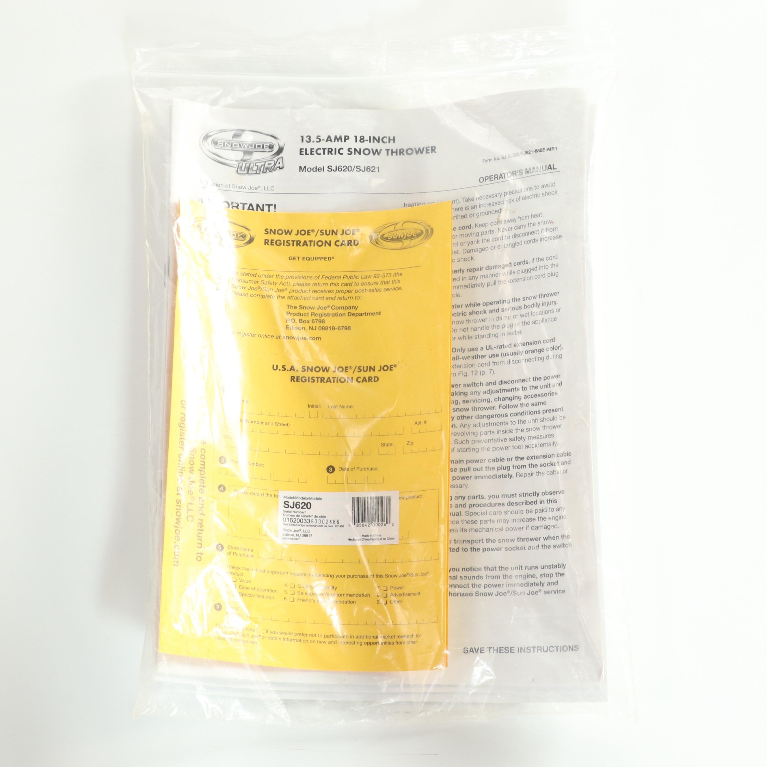 Snowjoe Ultra 18" Electric Snow Thrower