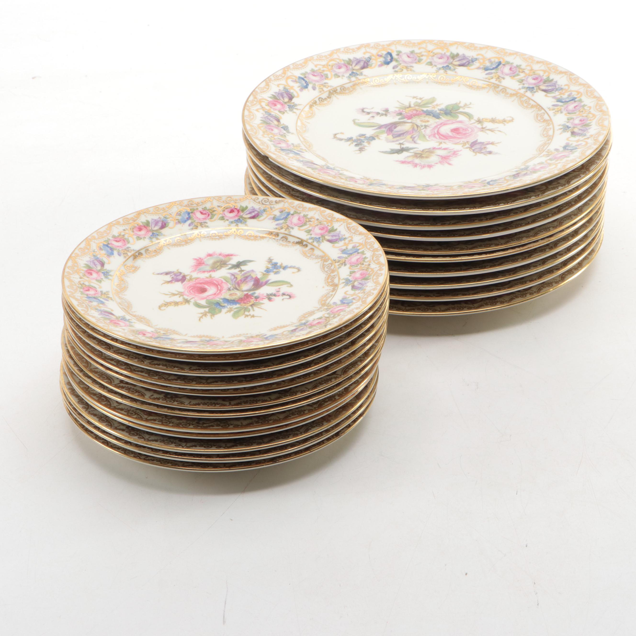 Rosenthal "Vienna" Porcelain Salad and Bread and Butter Plates, 1939–1956