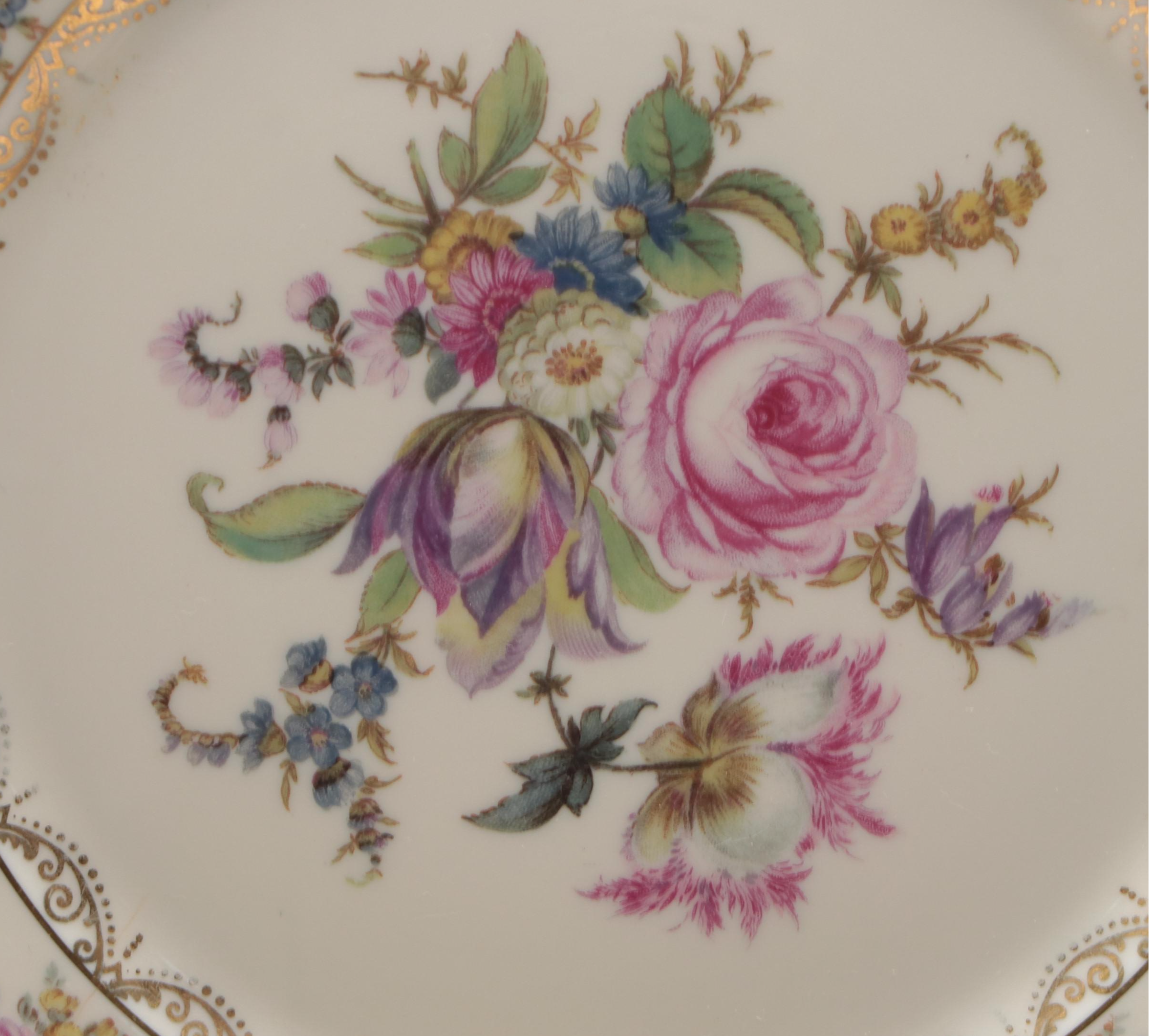 Rosenthal "Vienna" Porcelain Salad and Bread and Butter Plates, 1939–1956