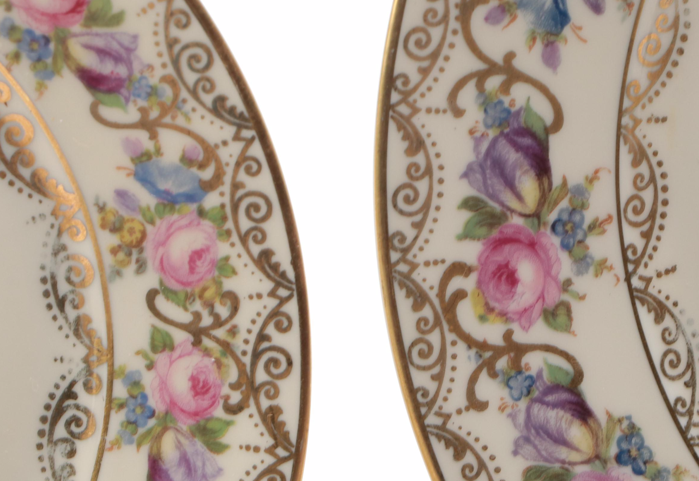 Rosenthal "Vienna" Porcelain Salad and Bread and Butter Plates, 1939–1956