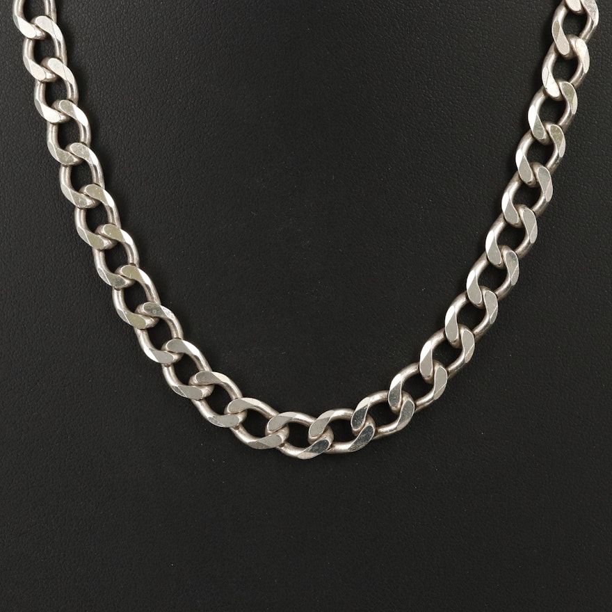 Mexican Sterling Curb Chain