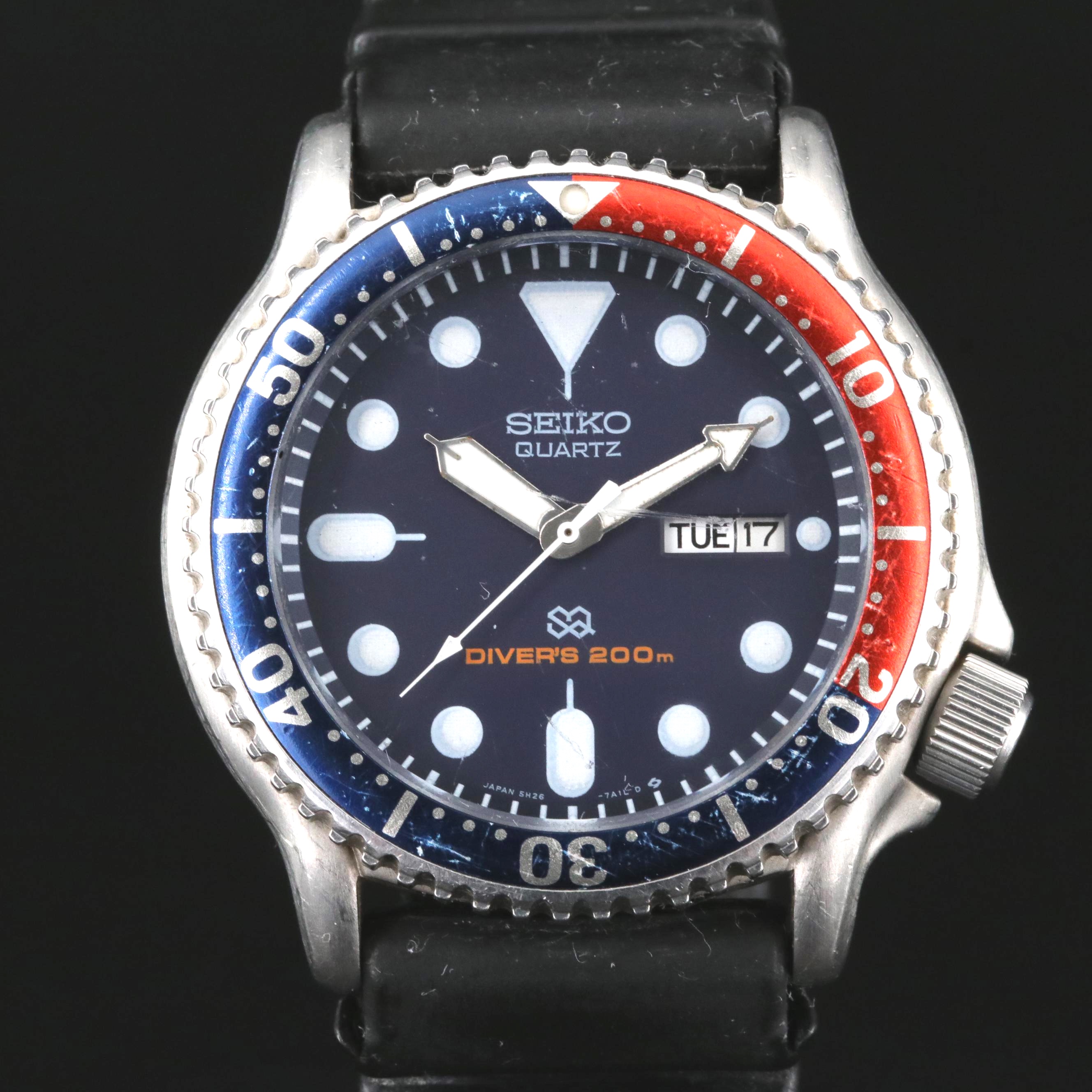 Seiko "Pepsi" Bezel Scuba Diver Watch