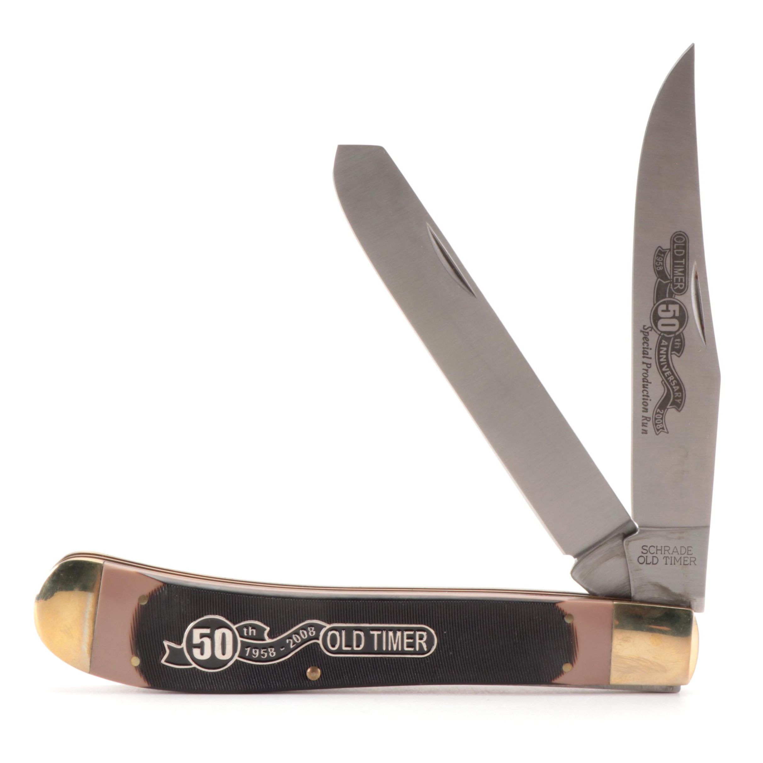 Schrade Taylor Brands "Old Timer" 50th Anniversary Large Folding Knife