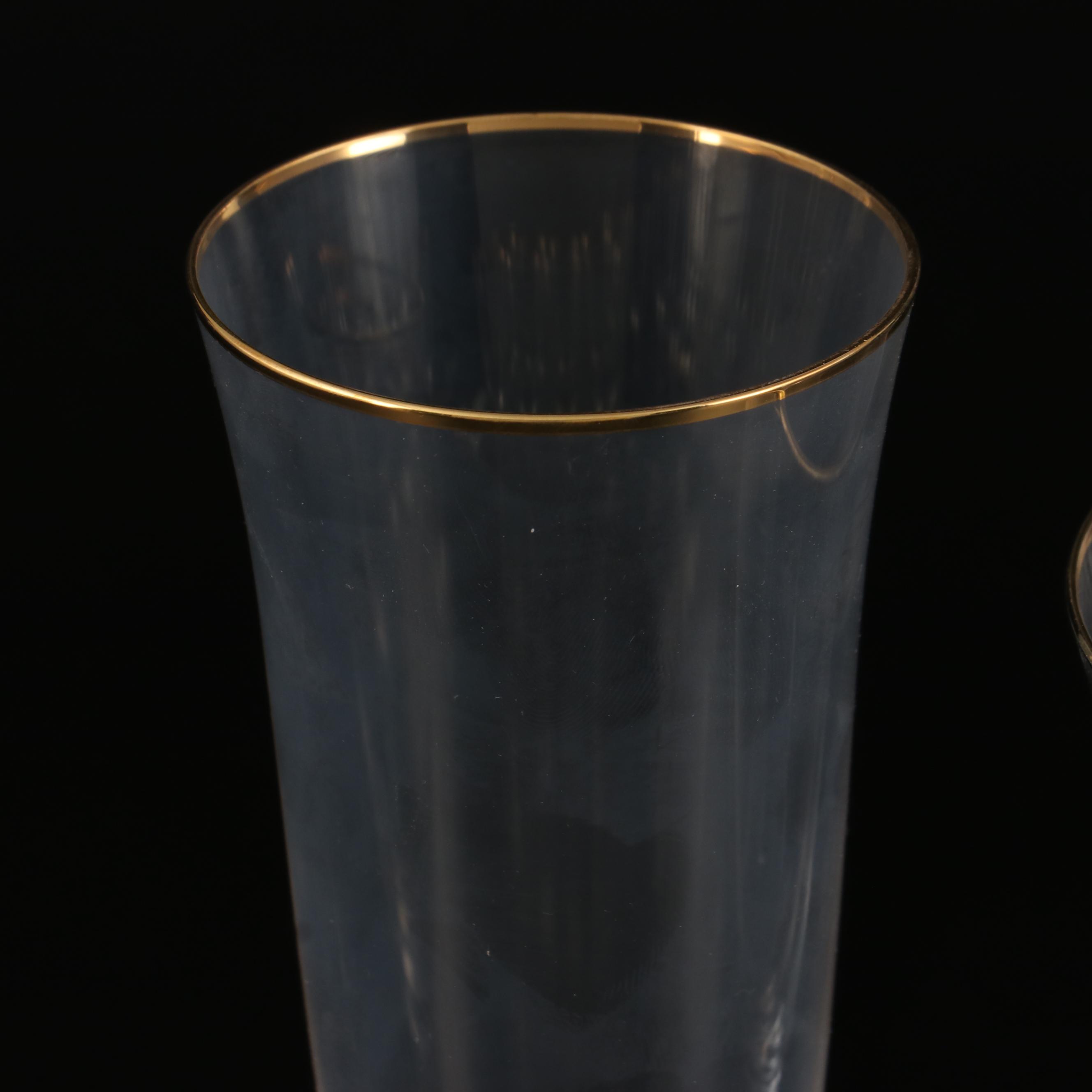 Sasaki "Renaissance Gold" Crystal Stemware, 1991–1999