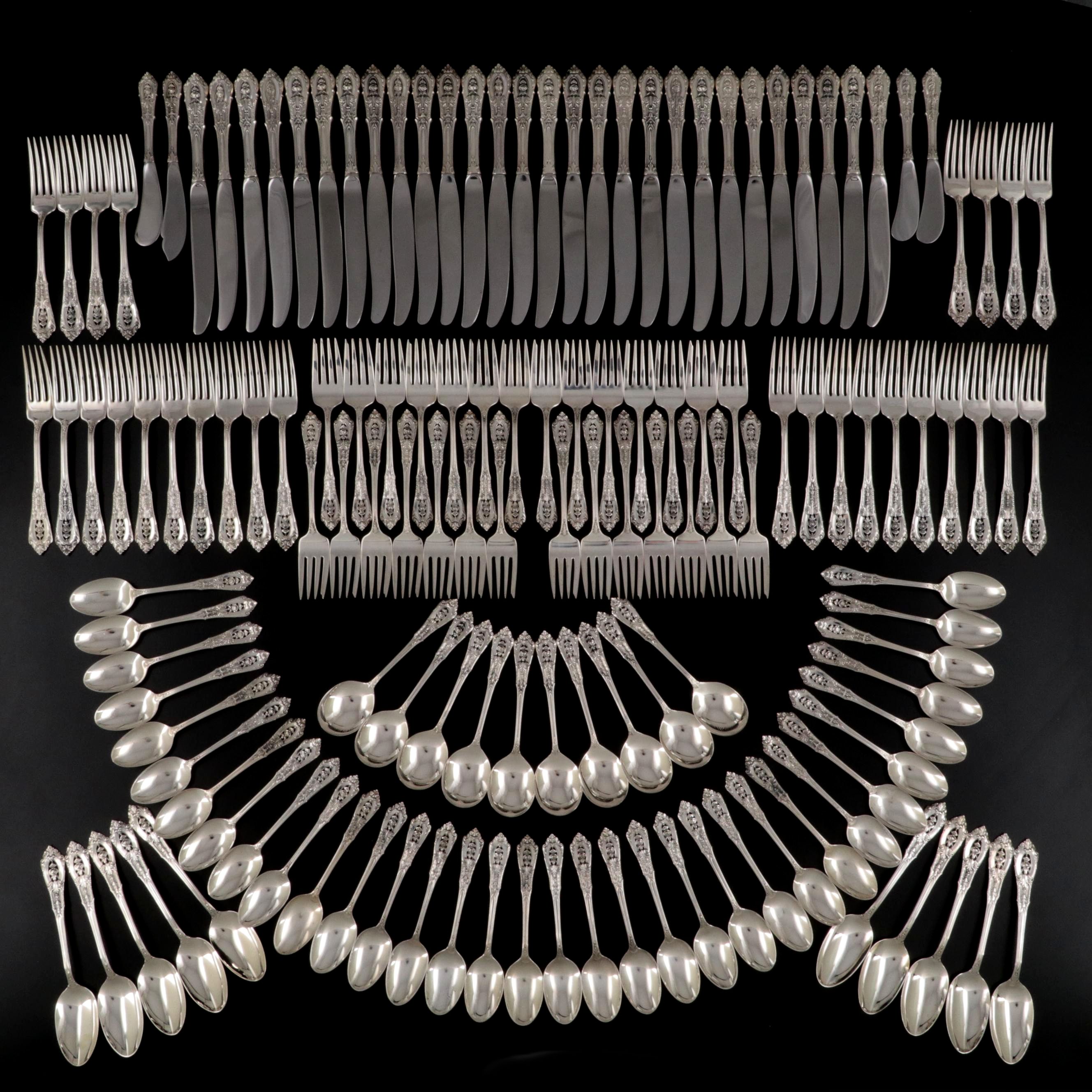 Wallace "Rose Point" Sterling Silver Flatware