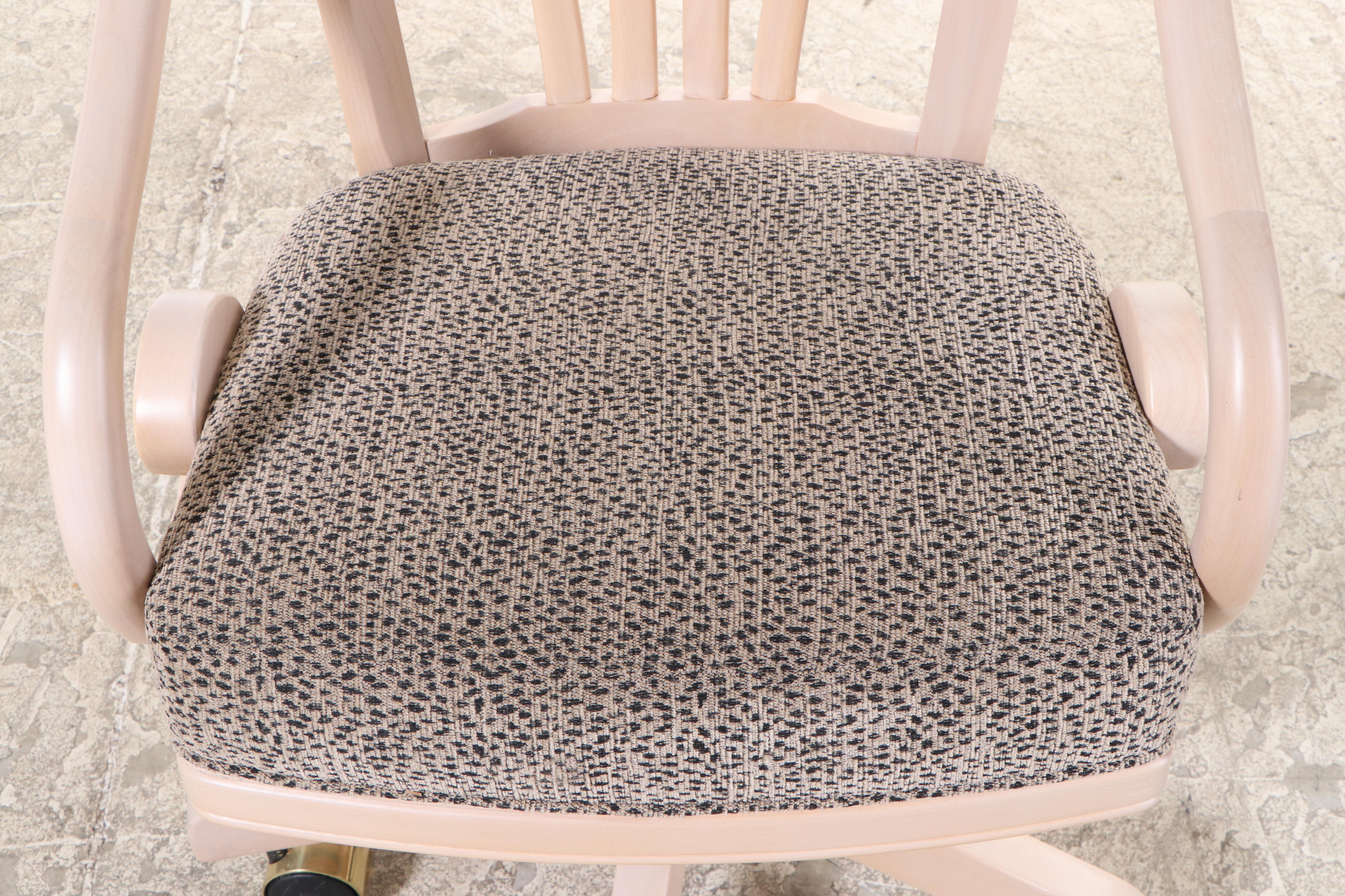 Mikhail Darafeev Beech Poker and Bumper Pool Table and Four Adjustable Chairs