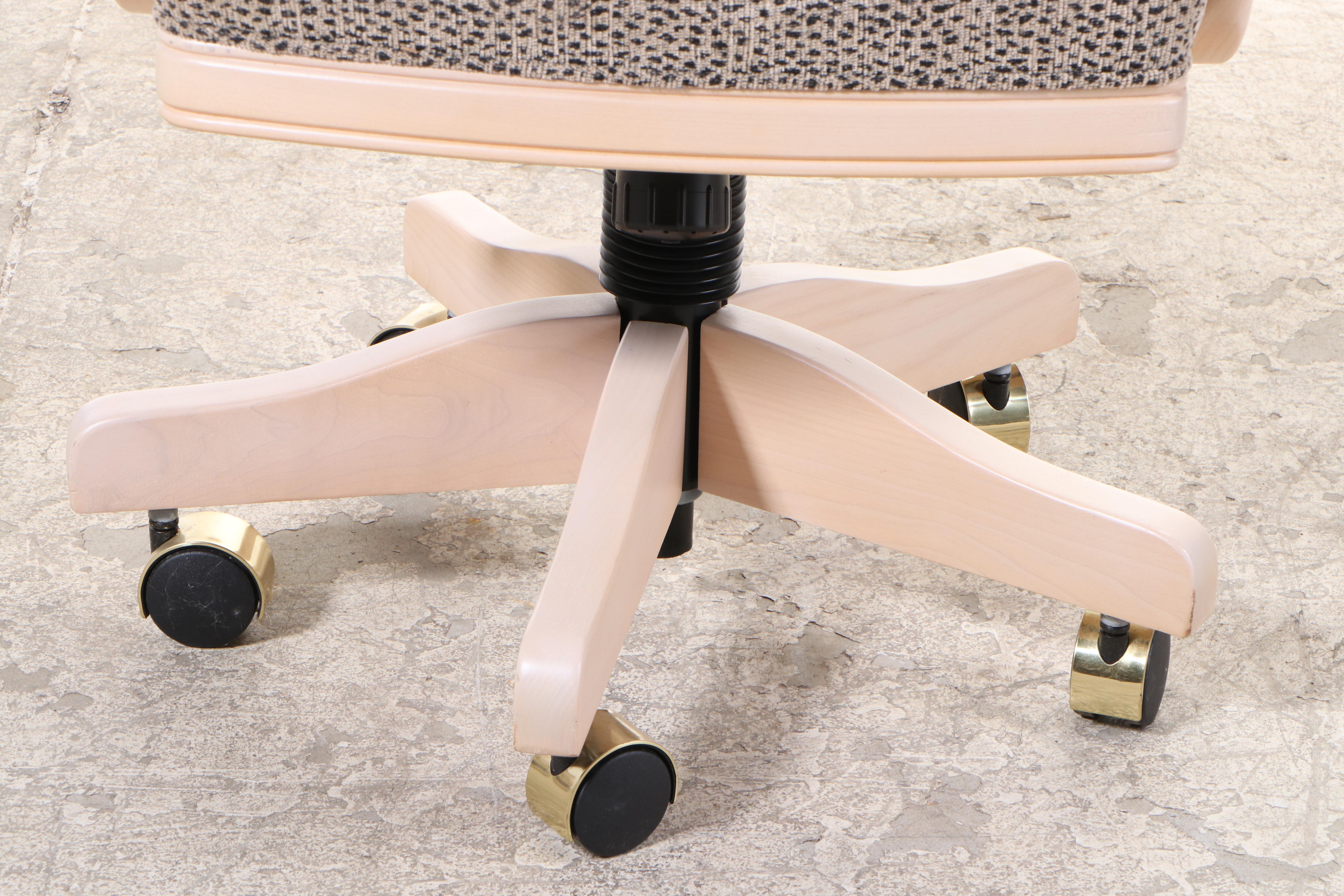 Mikhail Darafeev Beech Poker and Bumper Pool Table and Four Adjustable Chairs