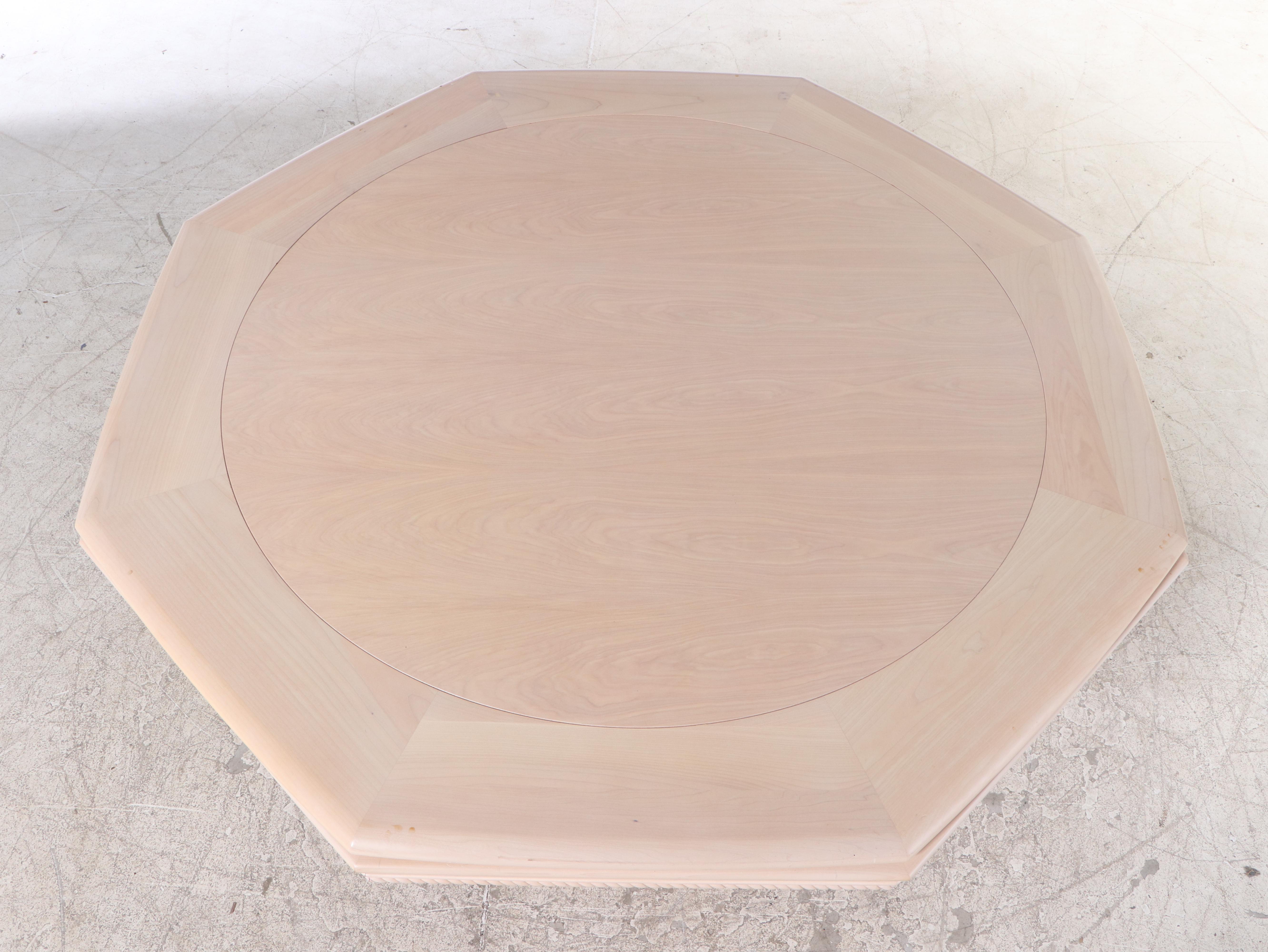 Mikhail Darafeev Beech Poker and Bumper Pool Table and Four Adjustable Chairs