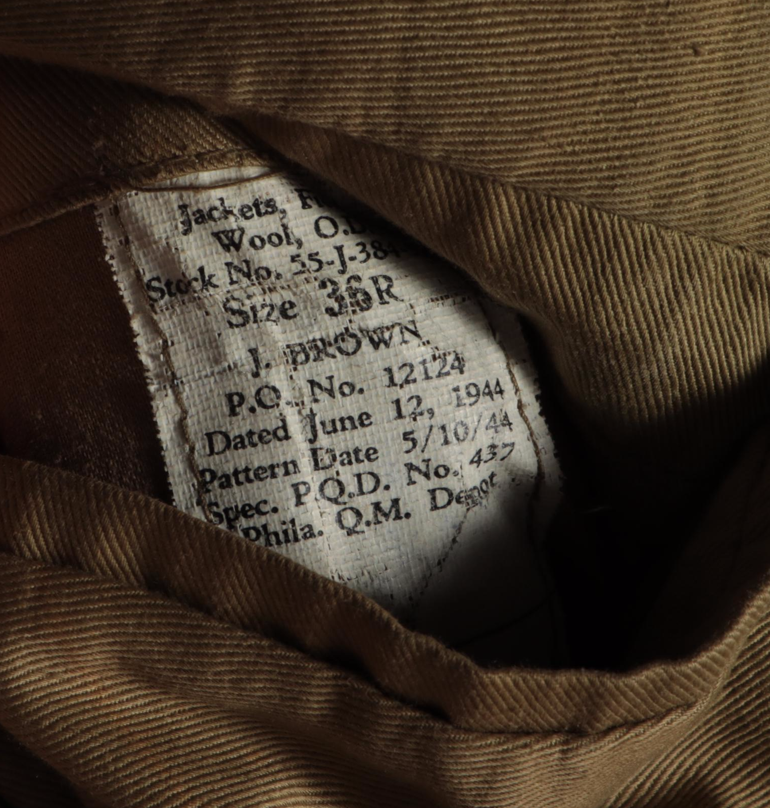 WWII Era U.S. Army Wool Eisenhower Jacket, Trench Coat, Garrison Cap, and Boots