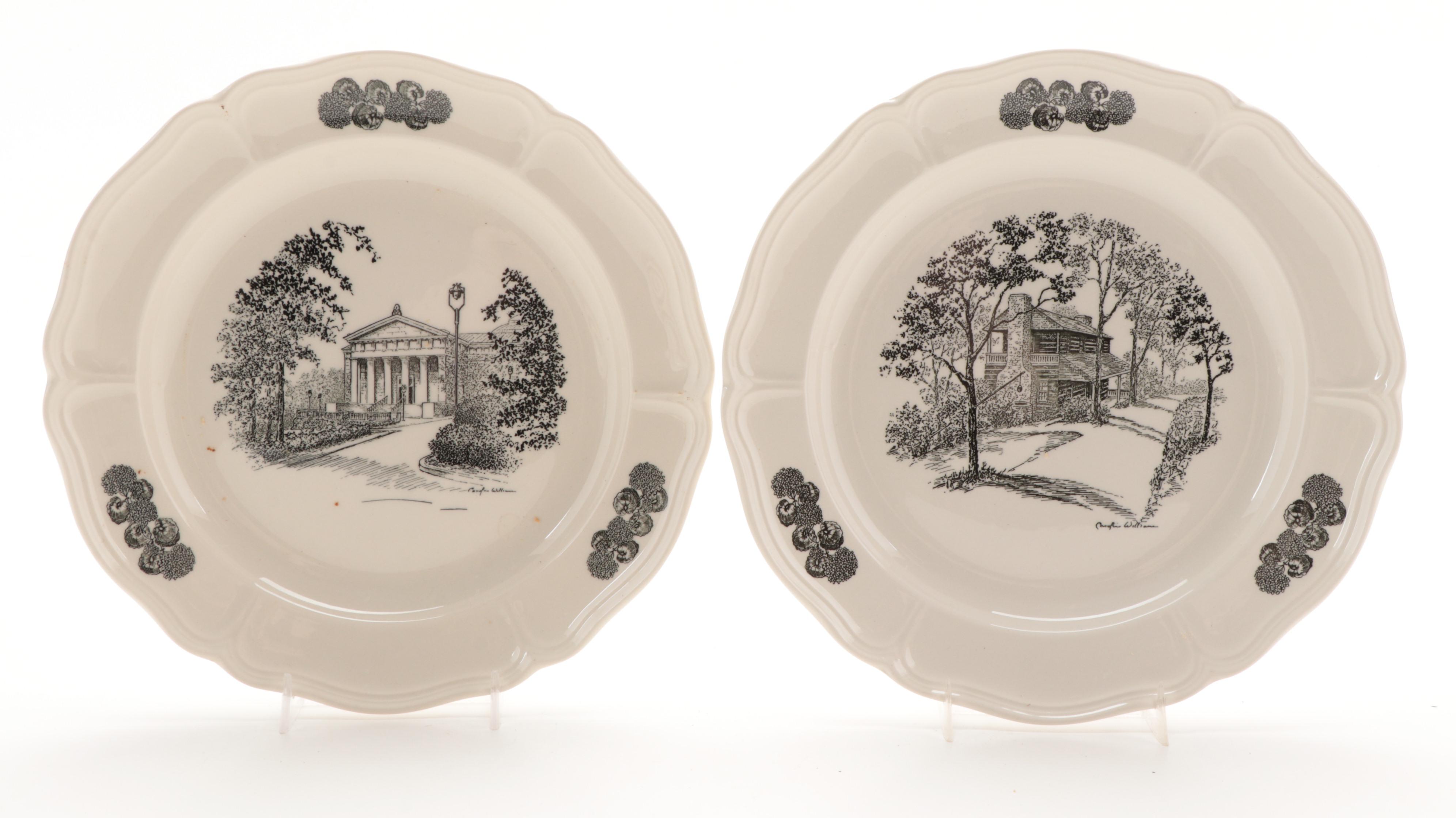 Caroline Williams for Wedgwood of Etruria Cincinnati Landmarks Collector Plates