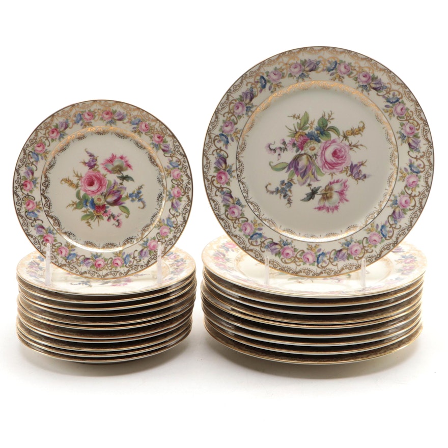Rosenthal "Vienna" Porcelain Salad and Bread and Butter Plates, 1939–1956