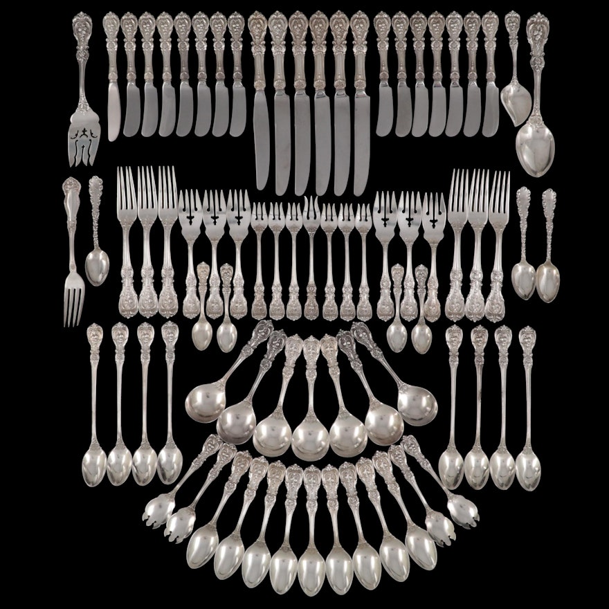 Reed & Barton "Francis I" Sterling Silver Flatware, Mid to Late 20th Century