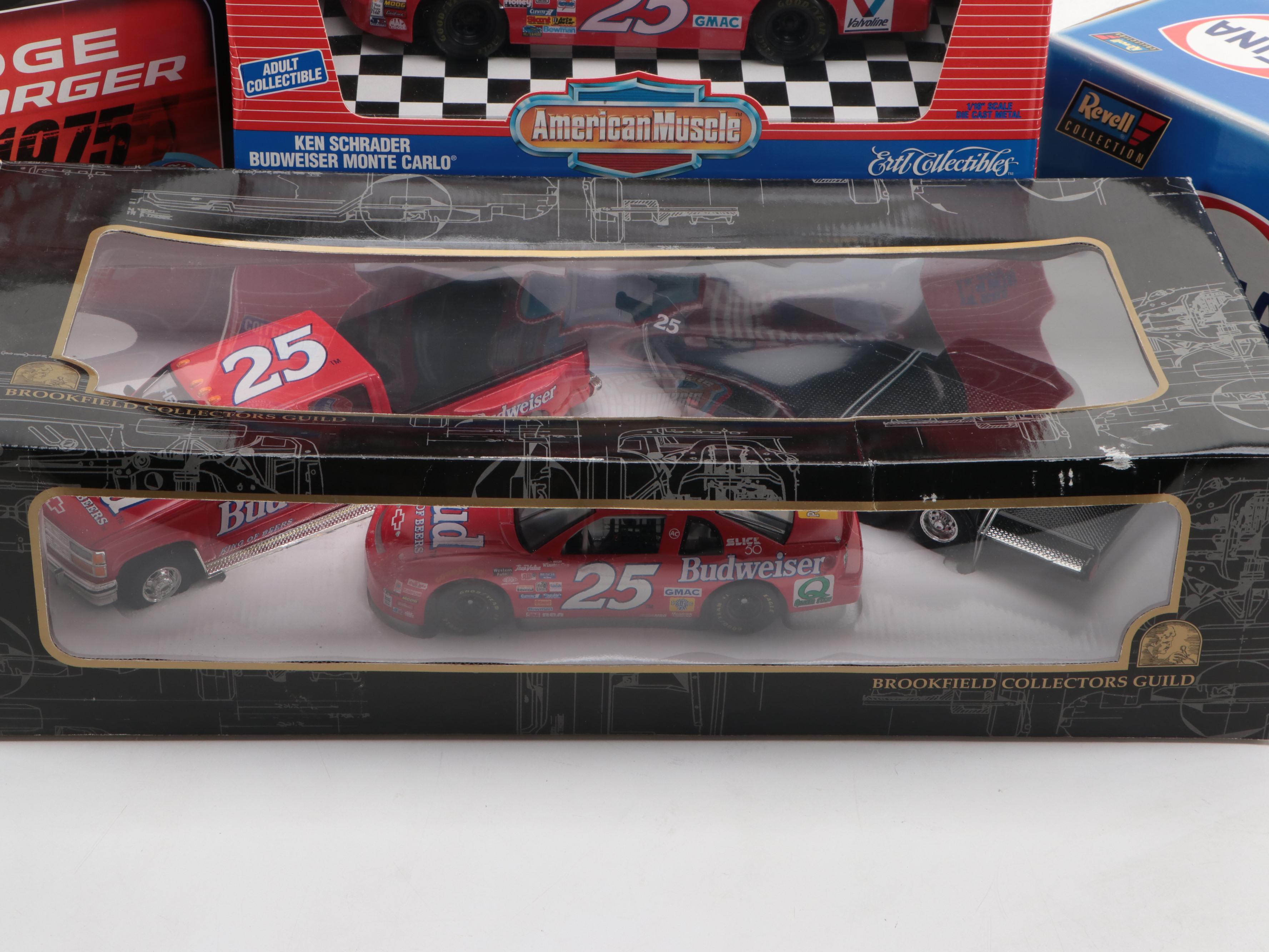 Revell "Chevrolet Monte Carlo" and Other Diecast Model Race Cars