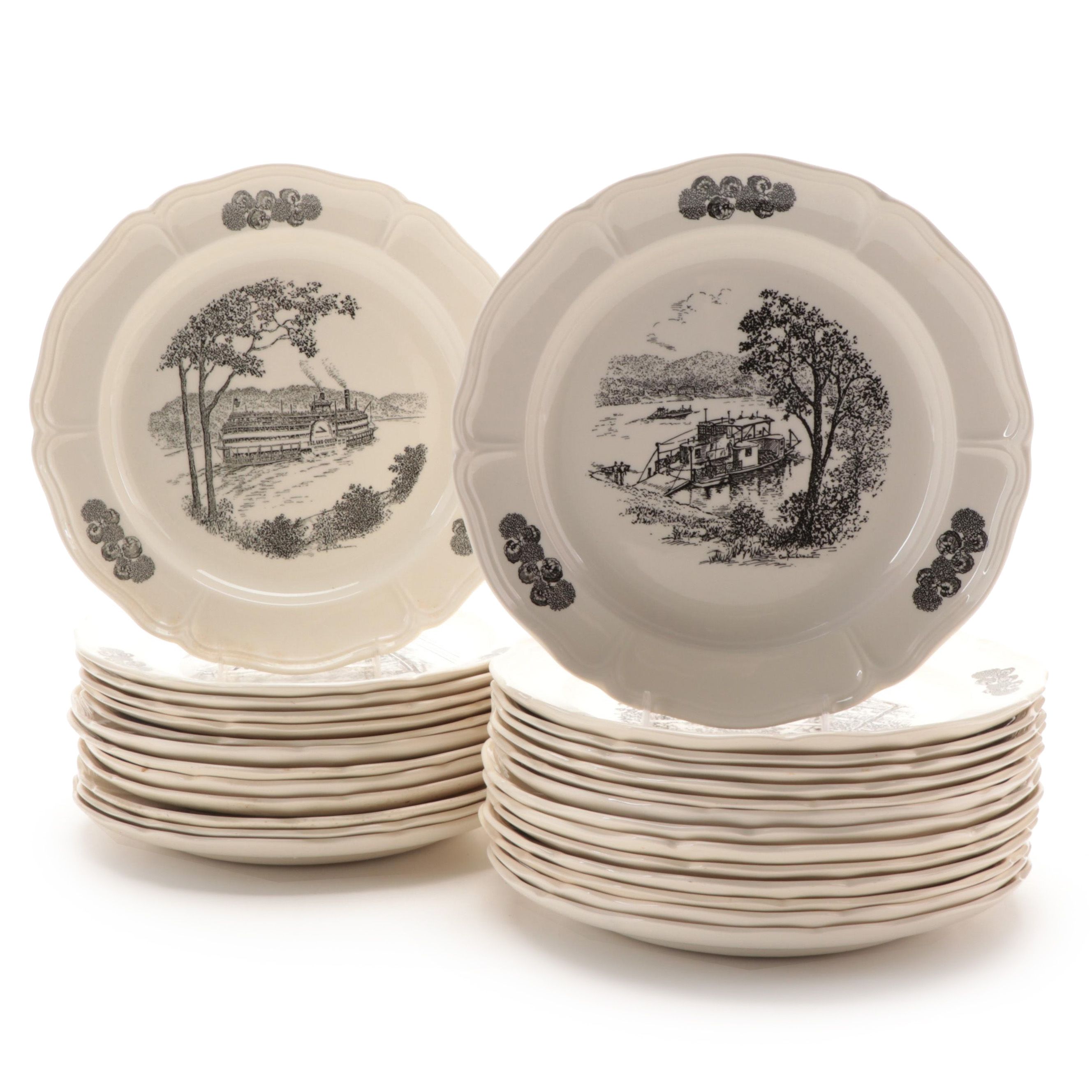 Caroline Williams for Wedgwood of Etruria Cincinnati Landmarks Collector Plates