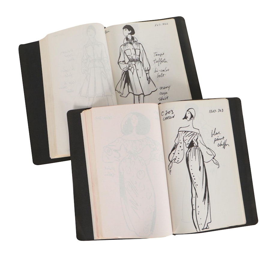 Margaret Voelker-Ferrier Fashion Illustrations for Cardinal Fashion Studio
