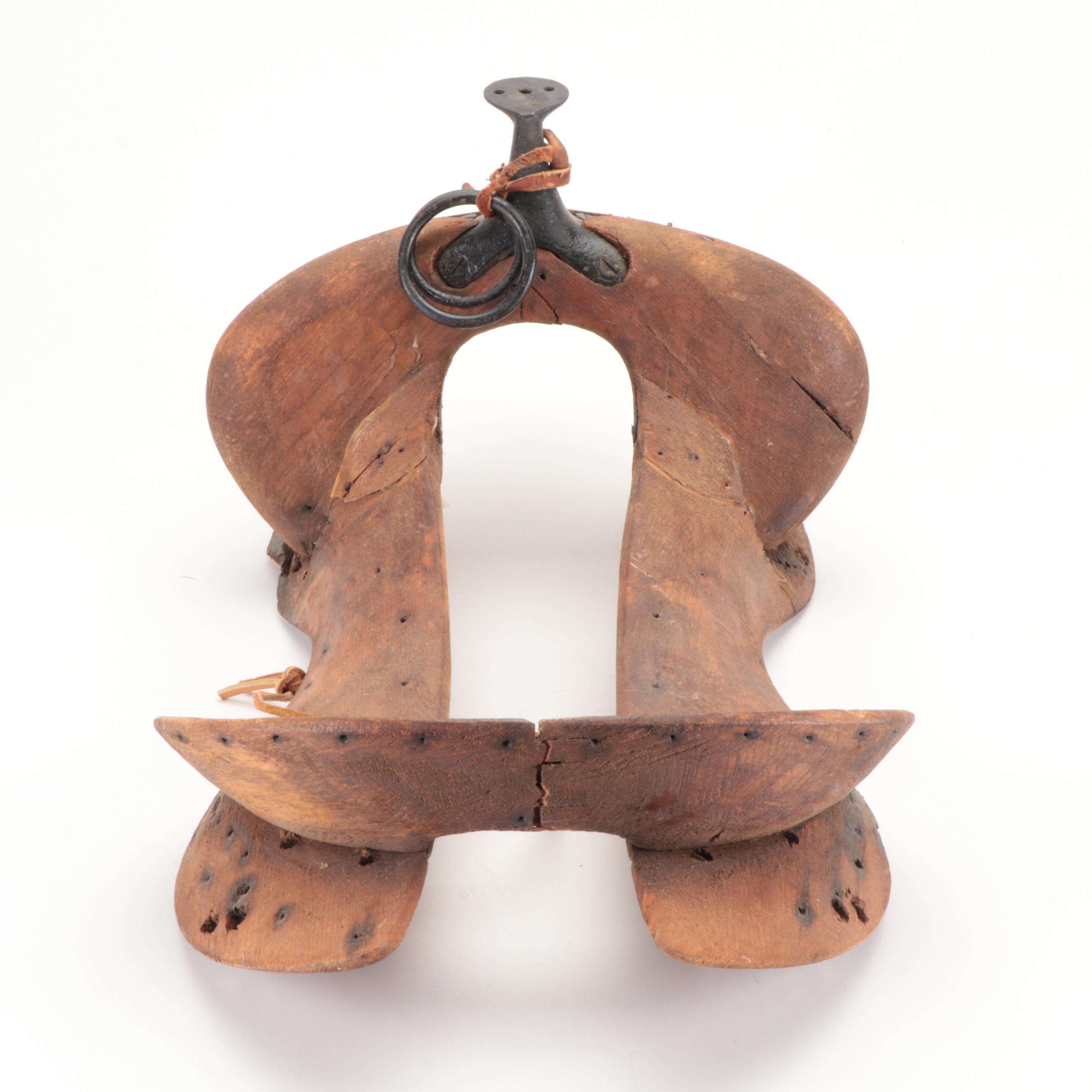 Wood Saddle Tree, Antique