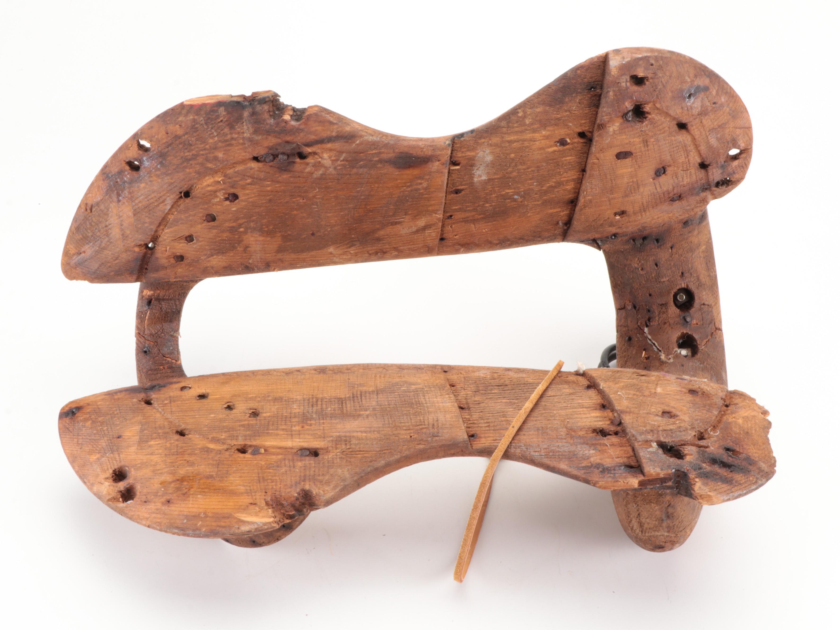 Wood Saddle Tree, Antique