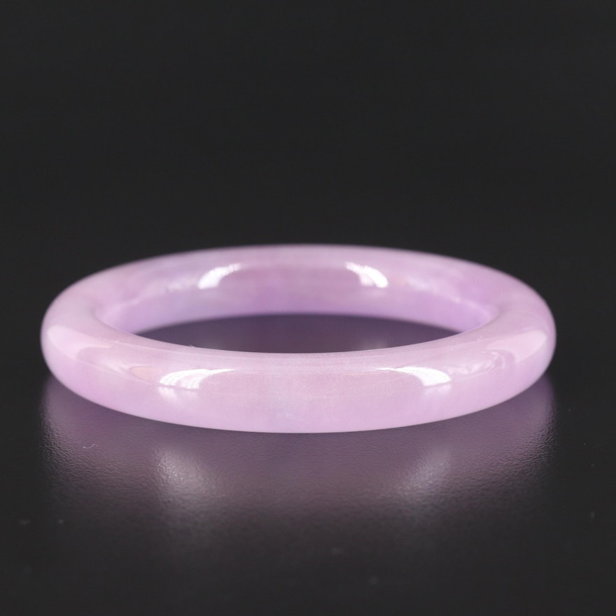 Jadeite Hololith Bangle