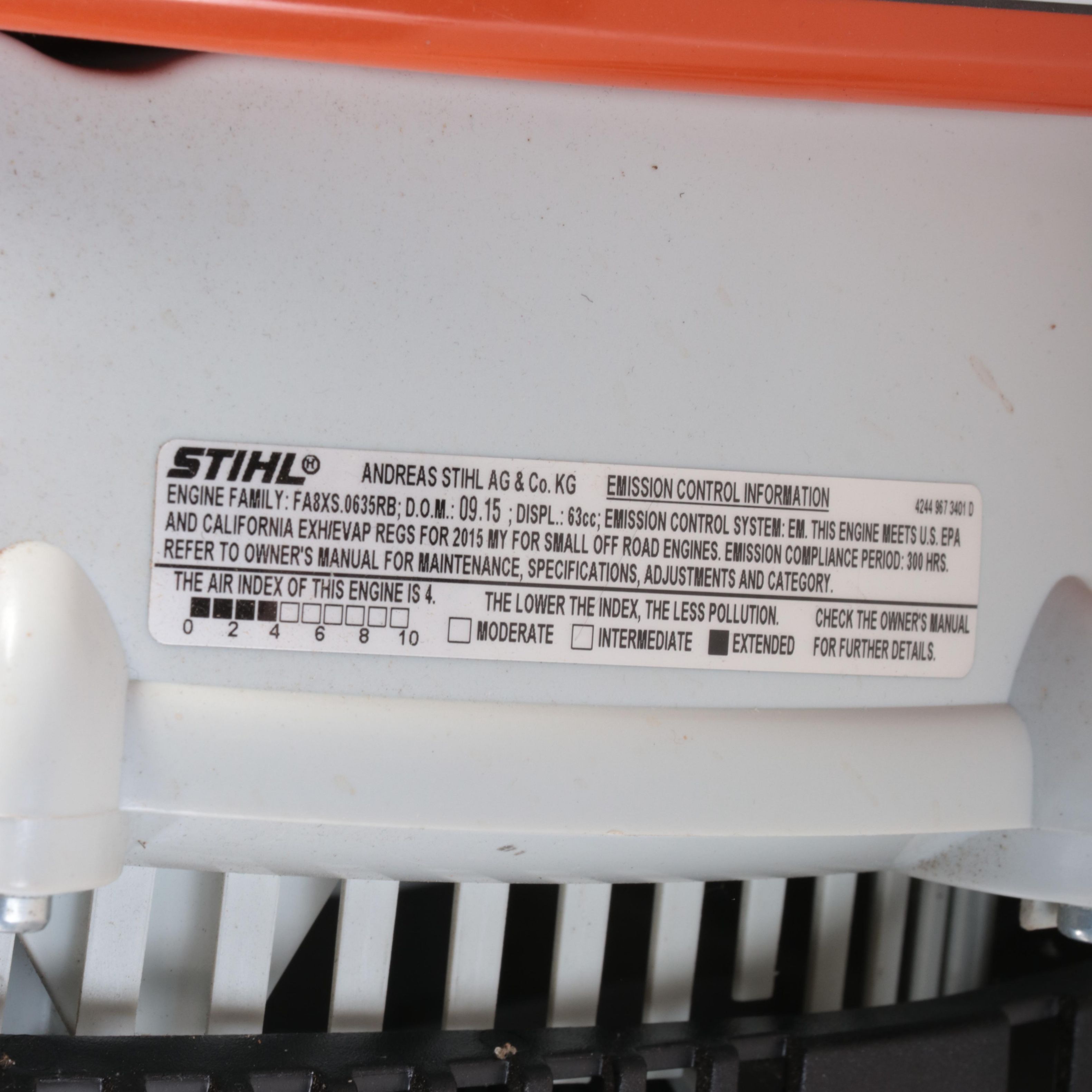 Stihl BR350 Backpack Blower with Gutter Cleaning Tubes