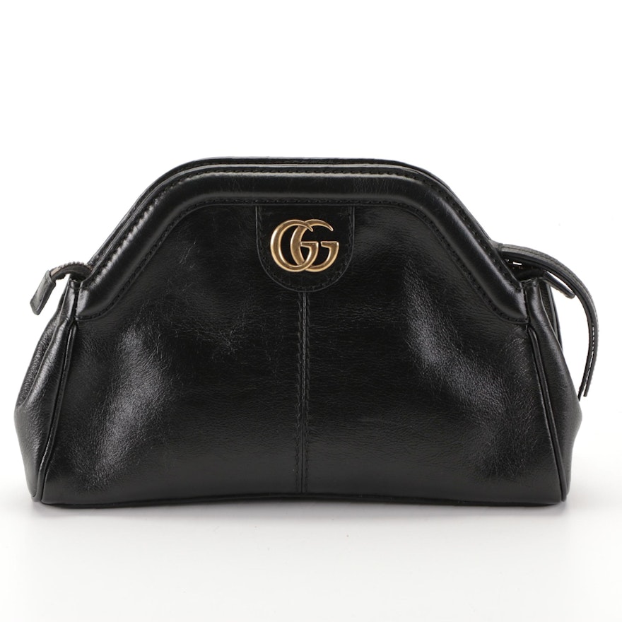 Gucci Re(Belle) Small Clutch Crossbody Bag in Black Leather