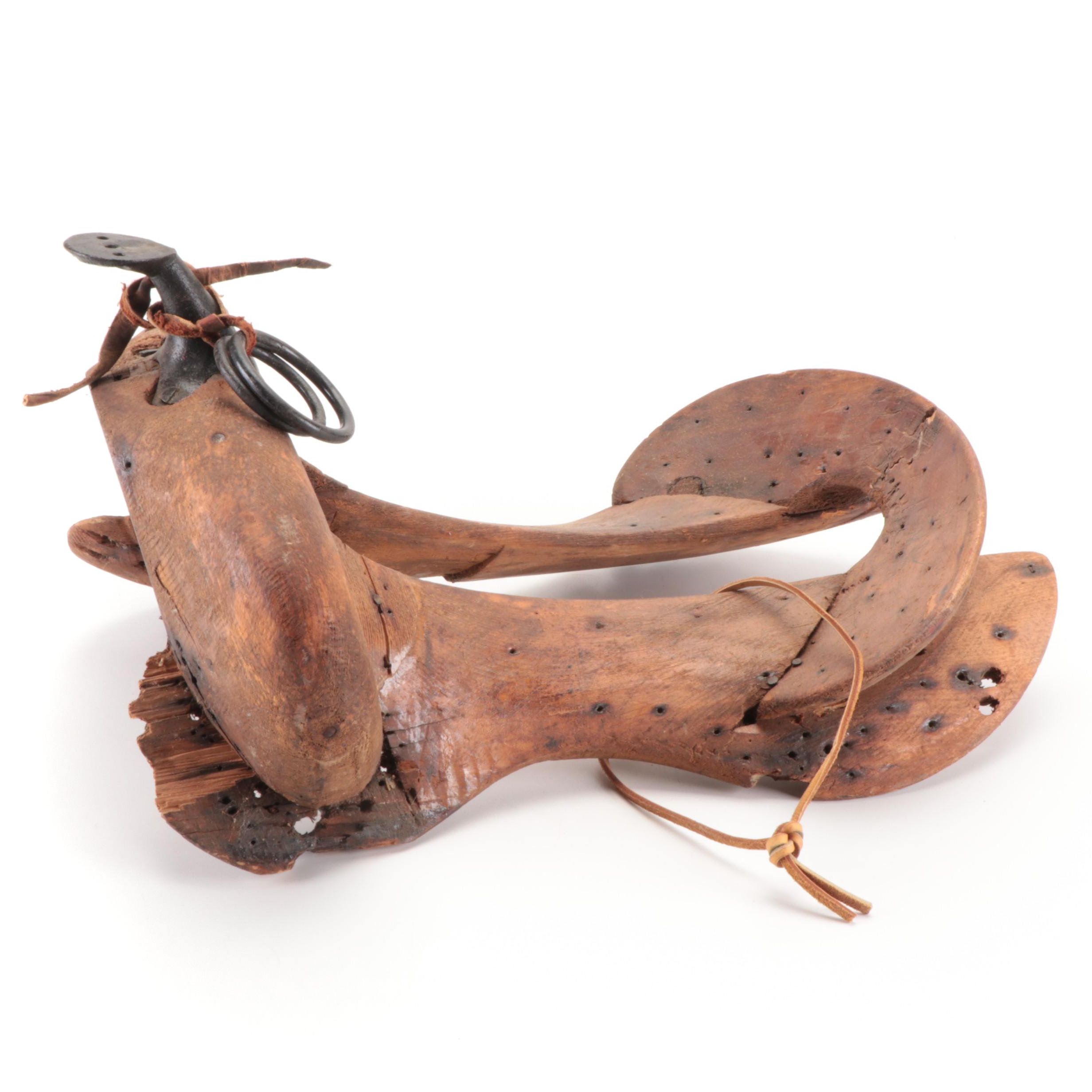 Wood Saddle Tree, Antique