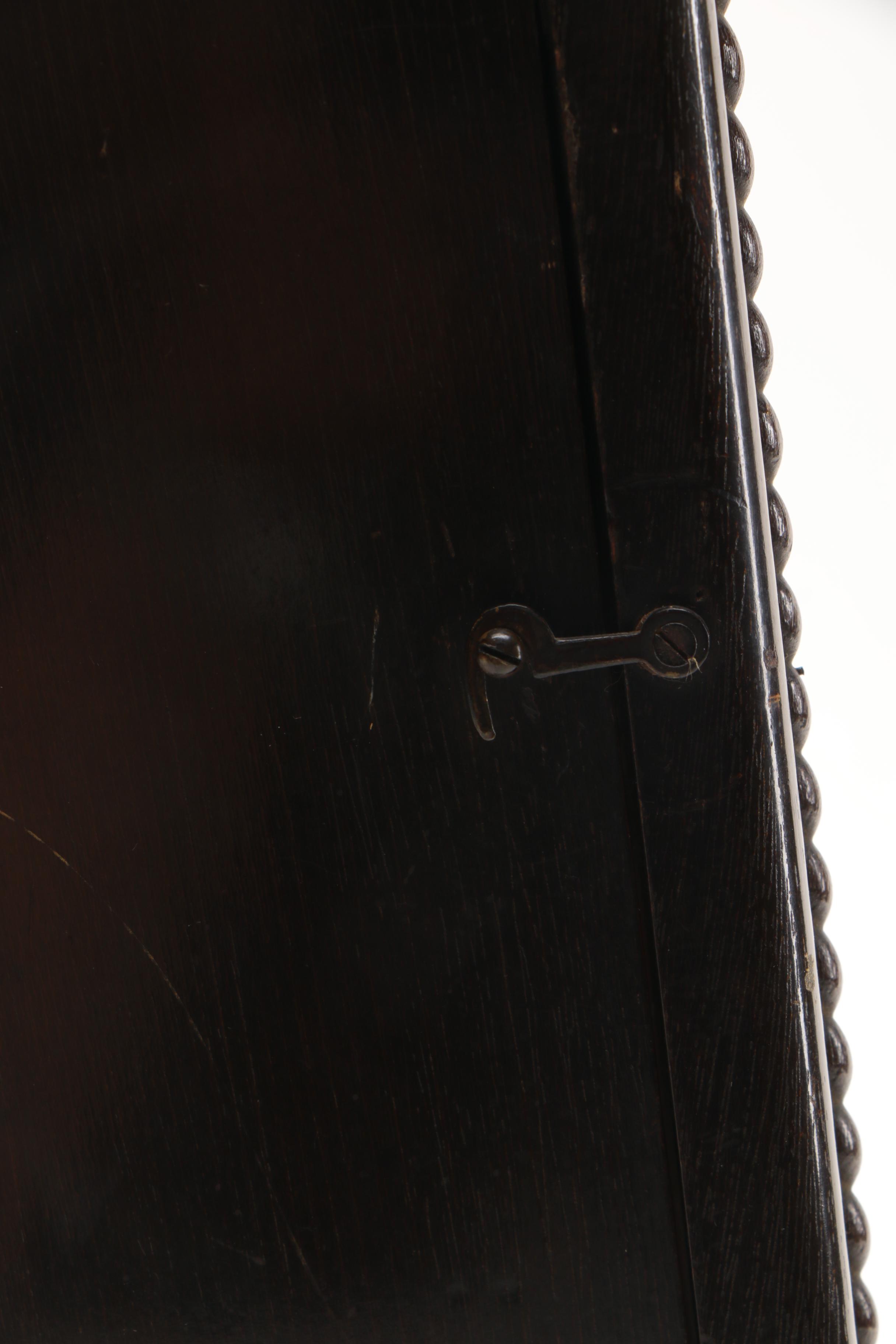 Meiji Clock Co. Victorian Style Wood Cased Wall Clock, 20th Century