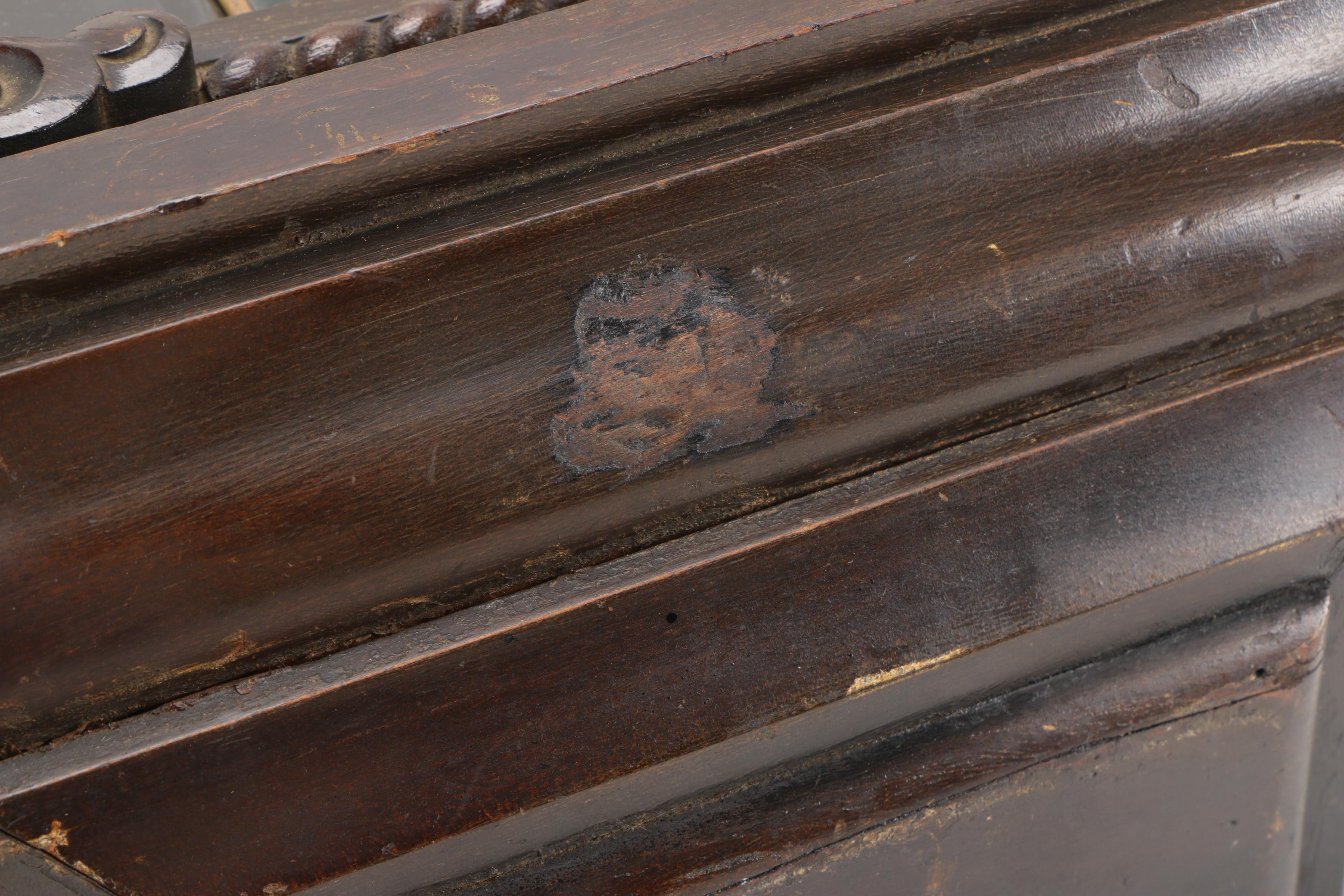 Meiji Clock Co. Victorian Style Wood Cased Wall Clock, 20th Century