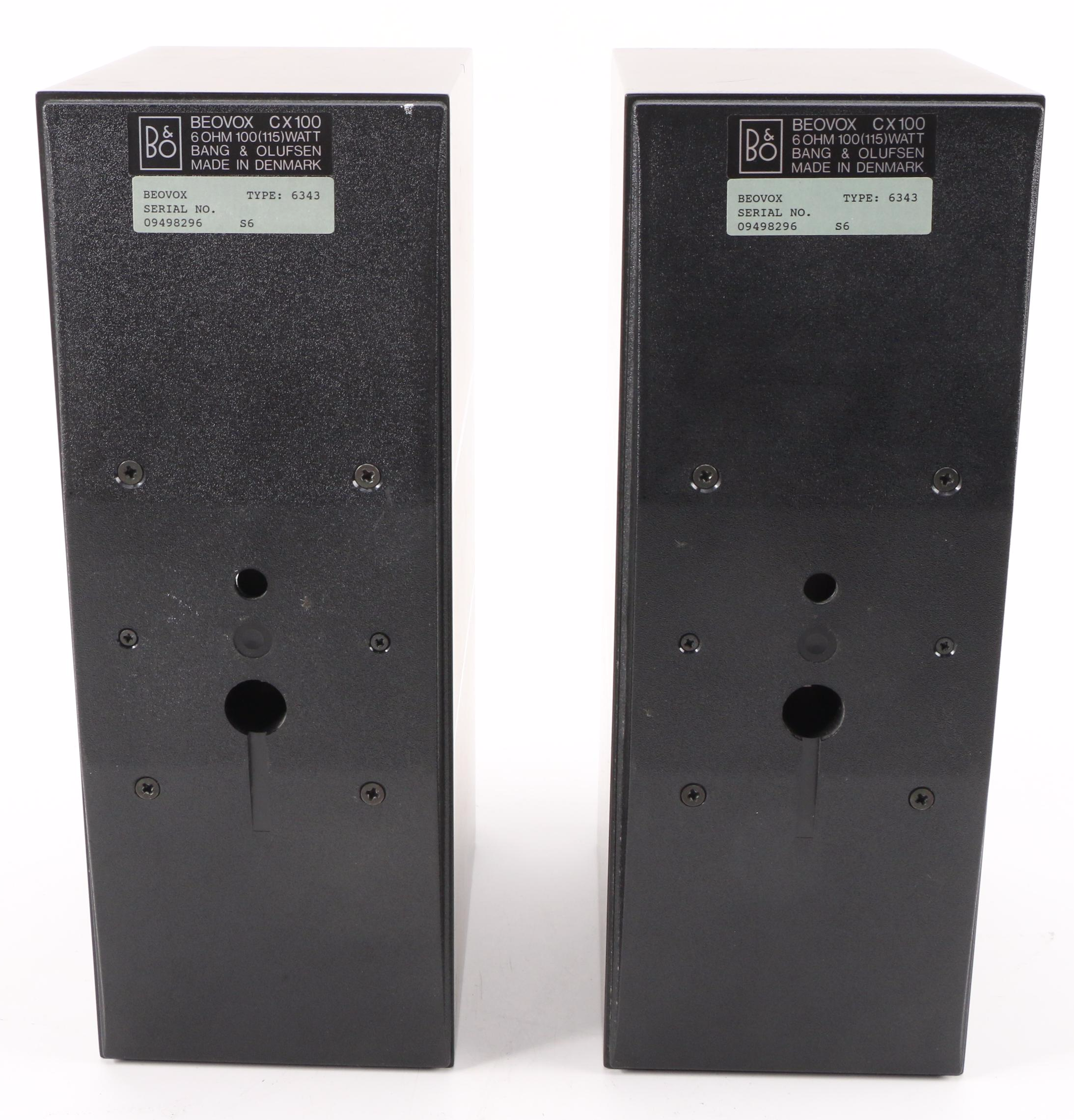 Bang & Olufsen Beovox CX100 Bookshelf Speakers