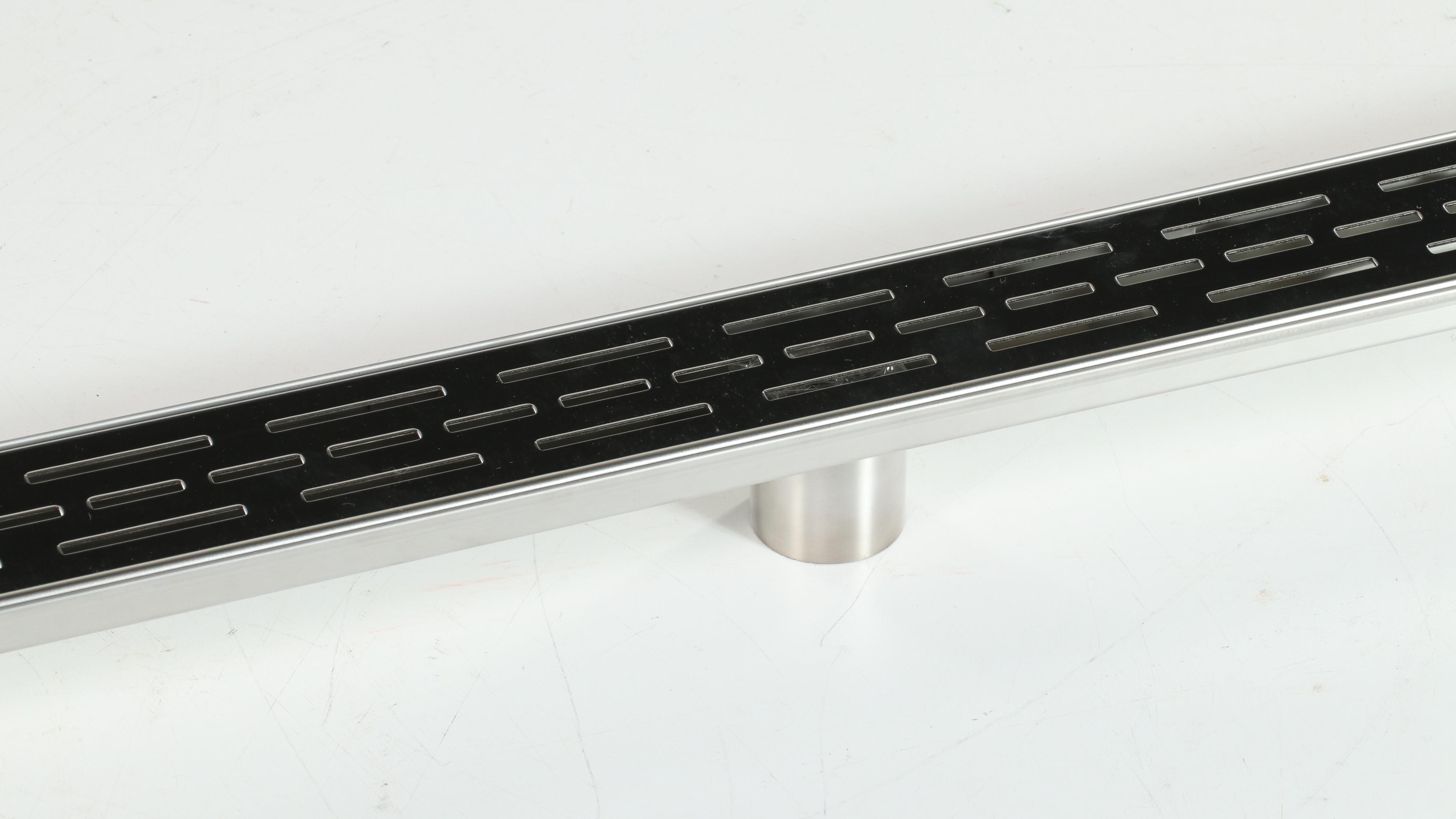 Polished and Brushed Stainless Steel Finished 4", 28" and 48" Shower Drains