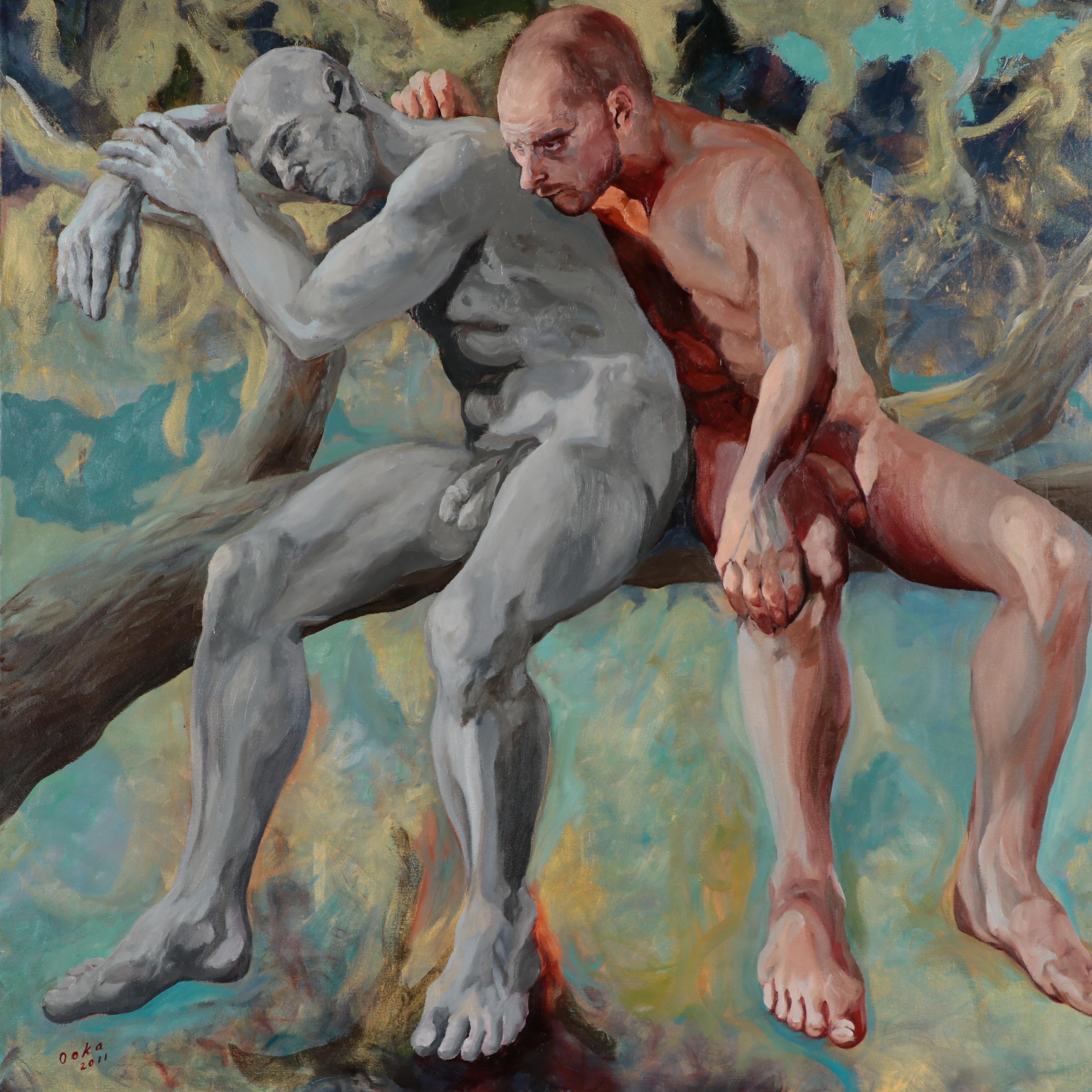 Kaz Ooka Large-Scale Oil Painting "Empathie," 2011