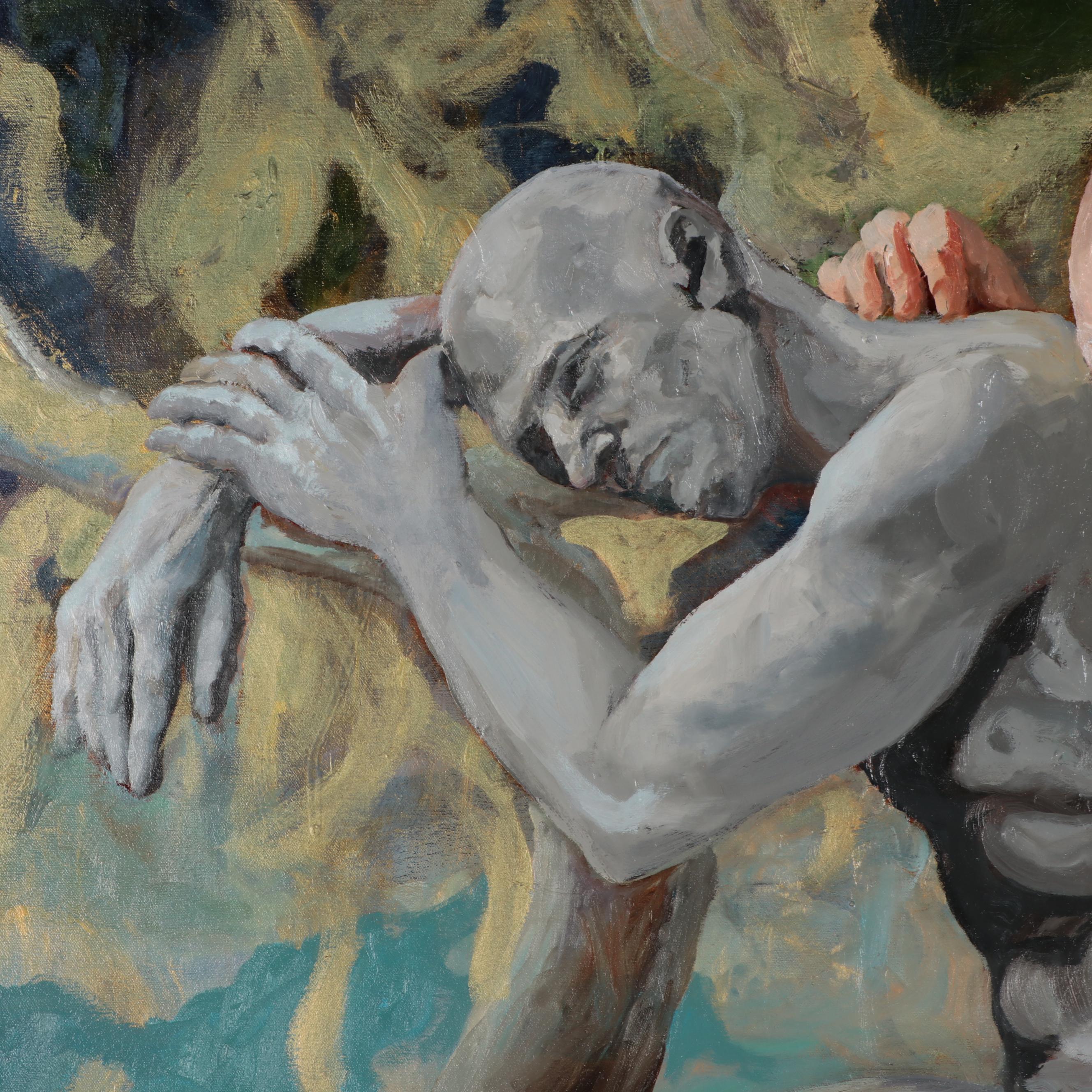 Kaz Ooka Large-Scale Oil Painting "Empathie," 2011