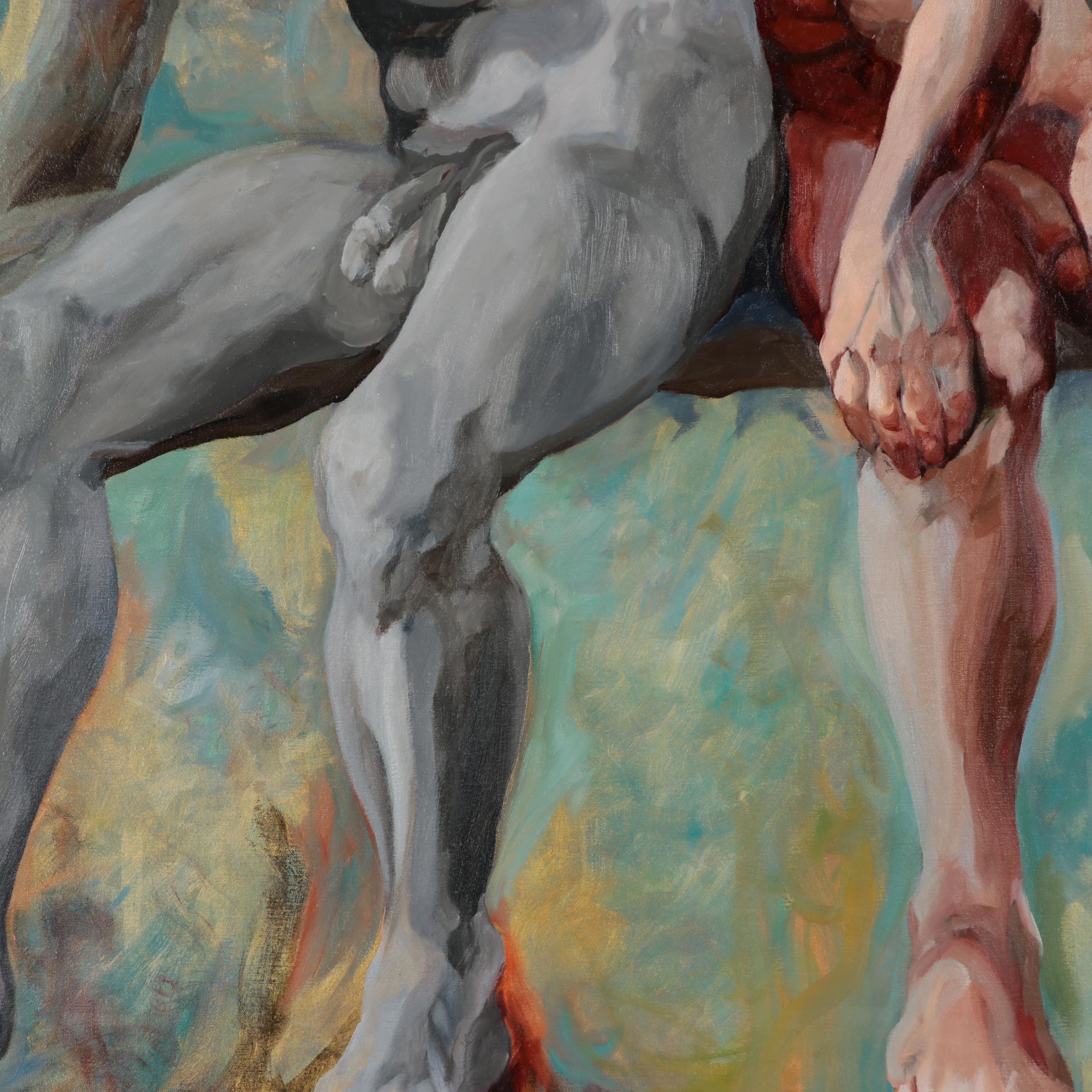 Kaz Ooka Large-Scale Oil Painting "Empathie," 2011