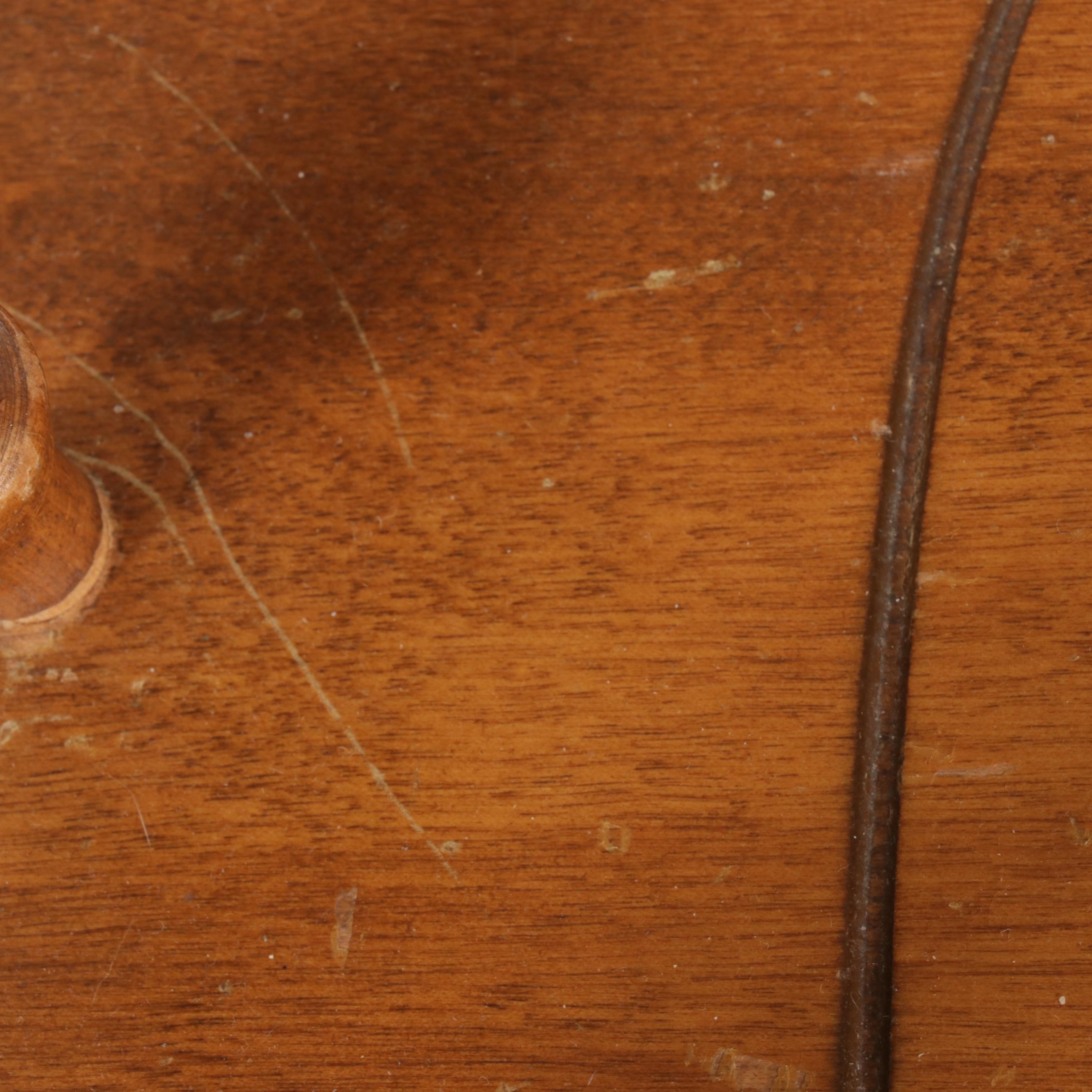 Ethan Allen Colonial Style Maple Telephone Bench, Mid to Late 20th Century