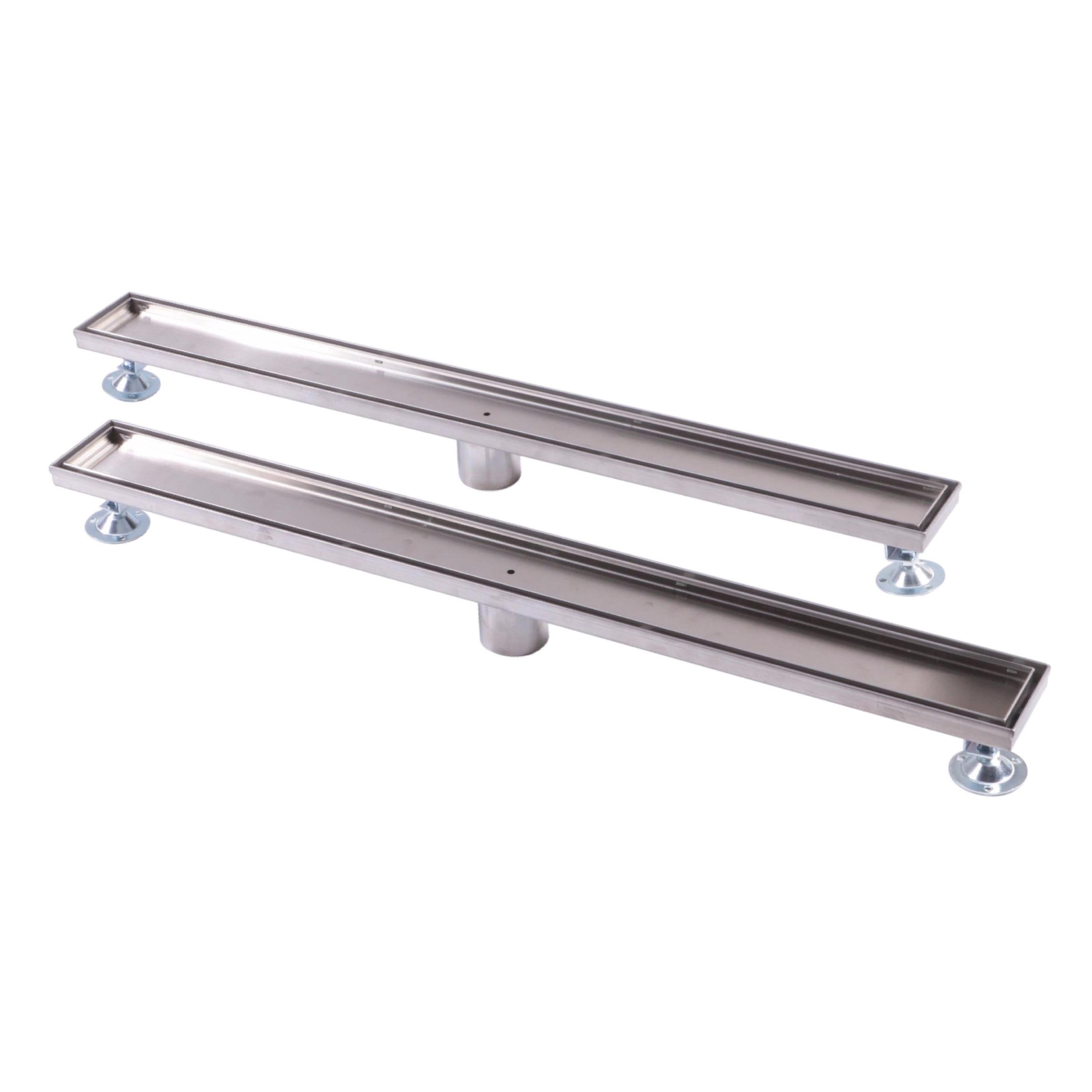Brushed Stainless Steel 32" Linear Tile-In Shower Drains